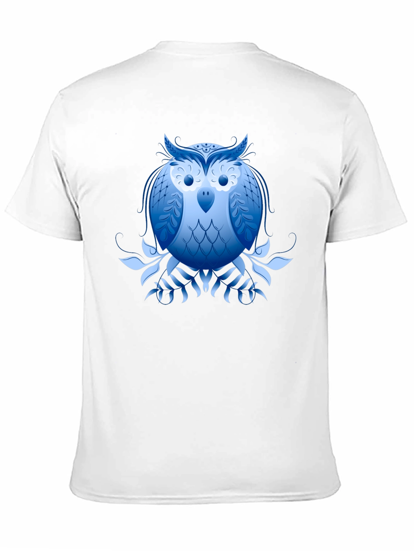 Blue Owl Graphic Black T-Shirt