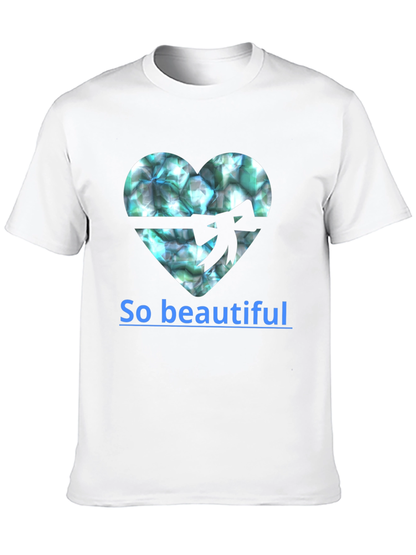 Heart Gemstone T-Shirt - So Beautiful