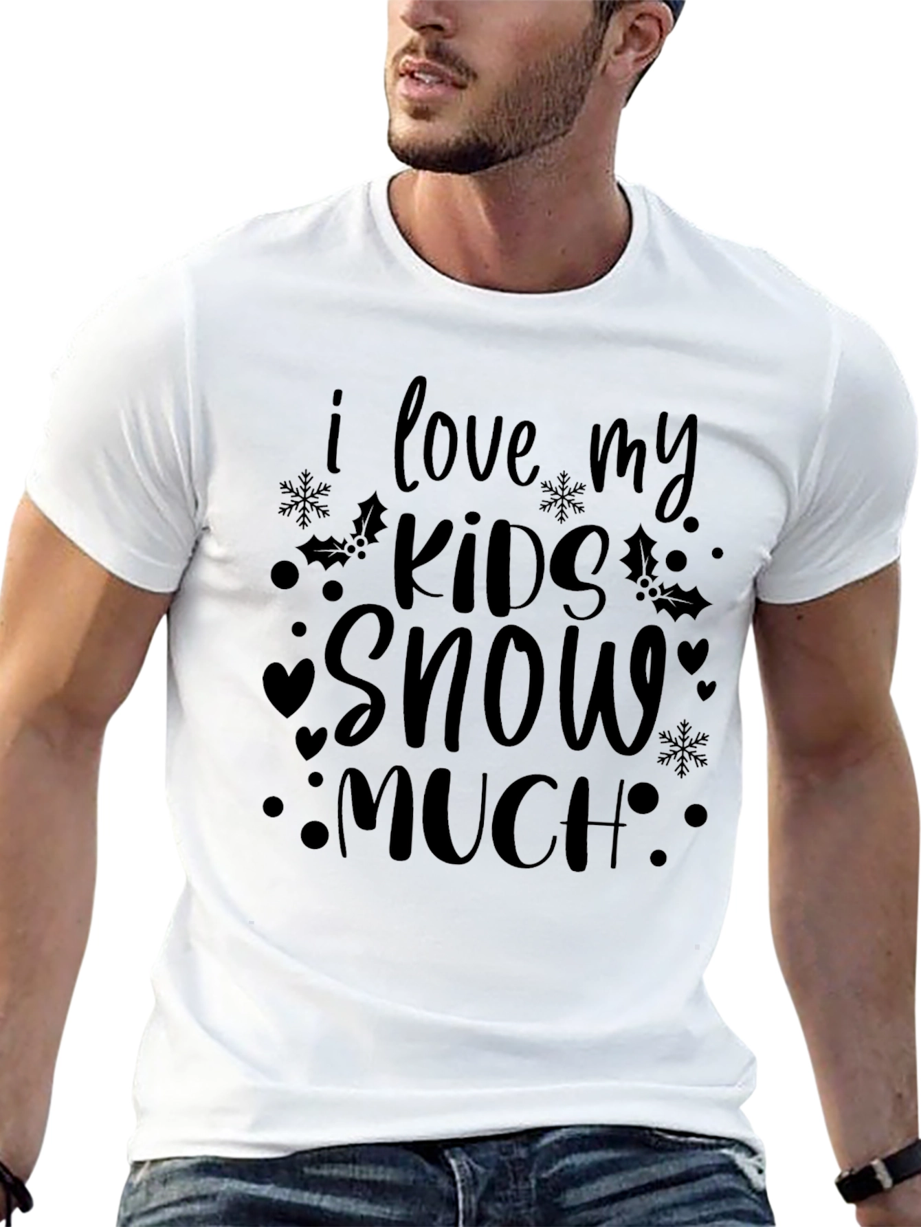 I Love My Kids Snow Much Graphic Tee