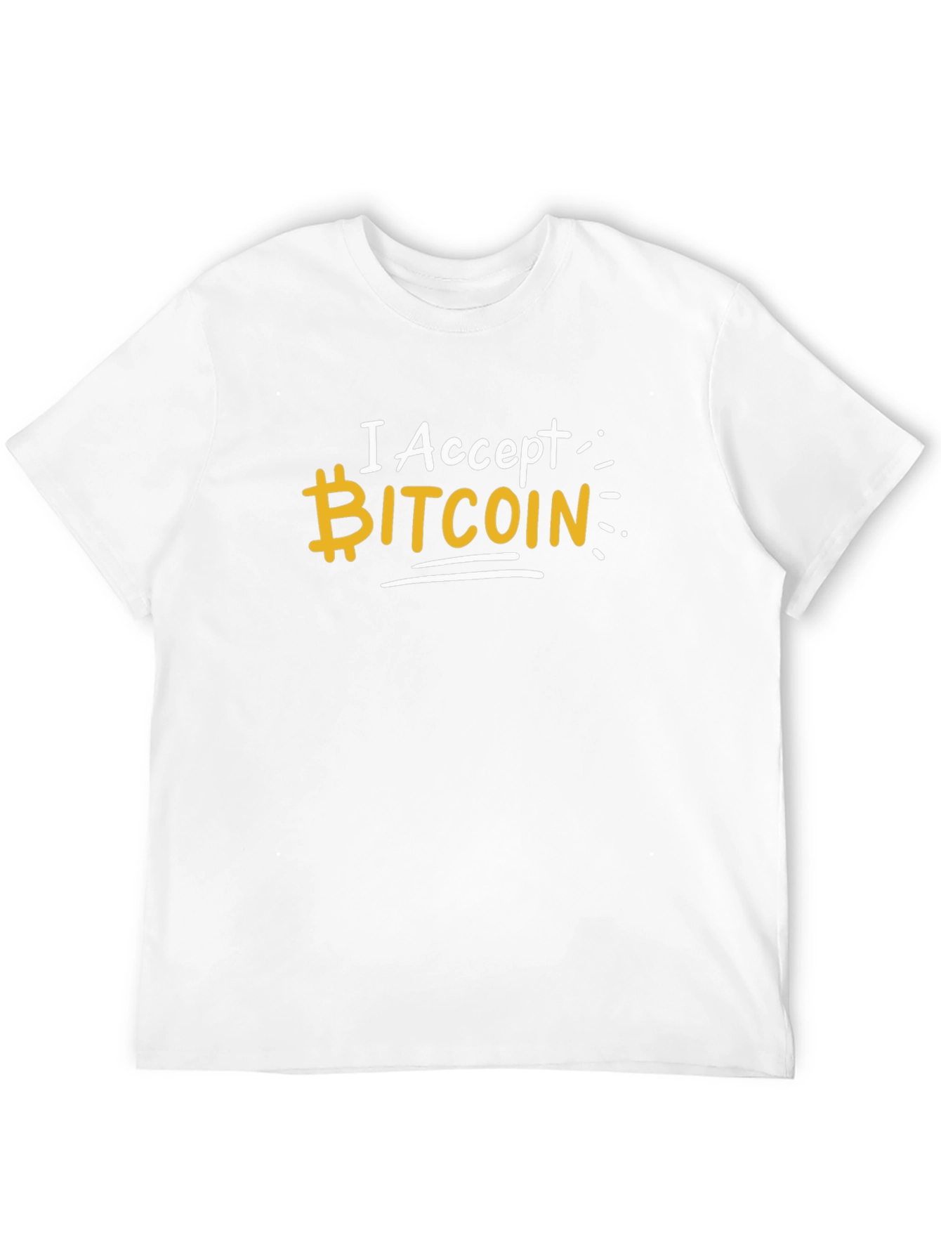 I Accept Bitcoin T-Shirt - Crypto Currency Tee