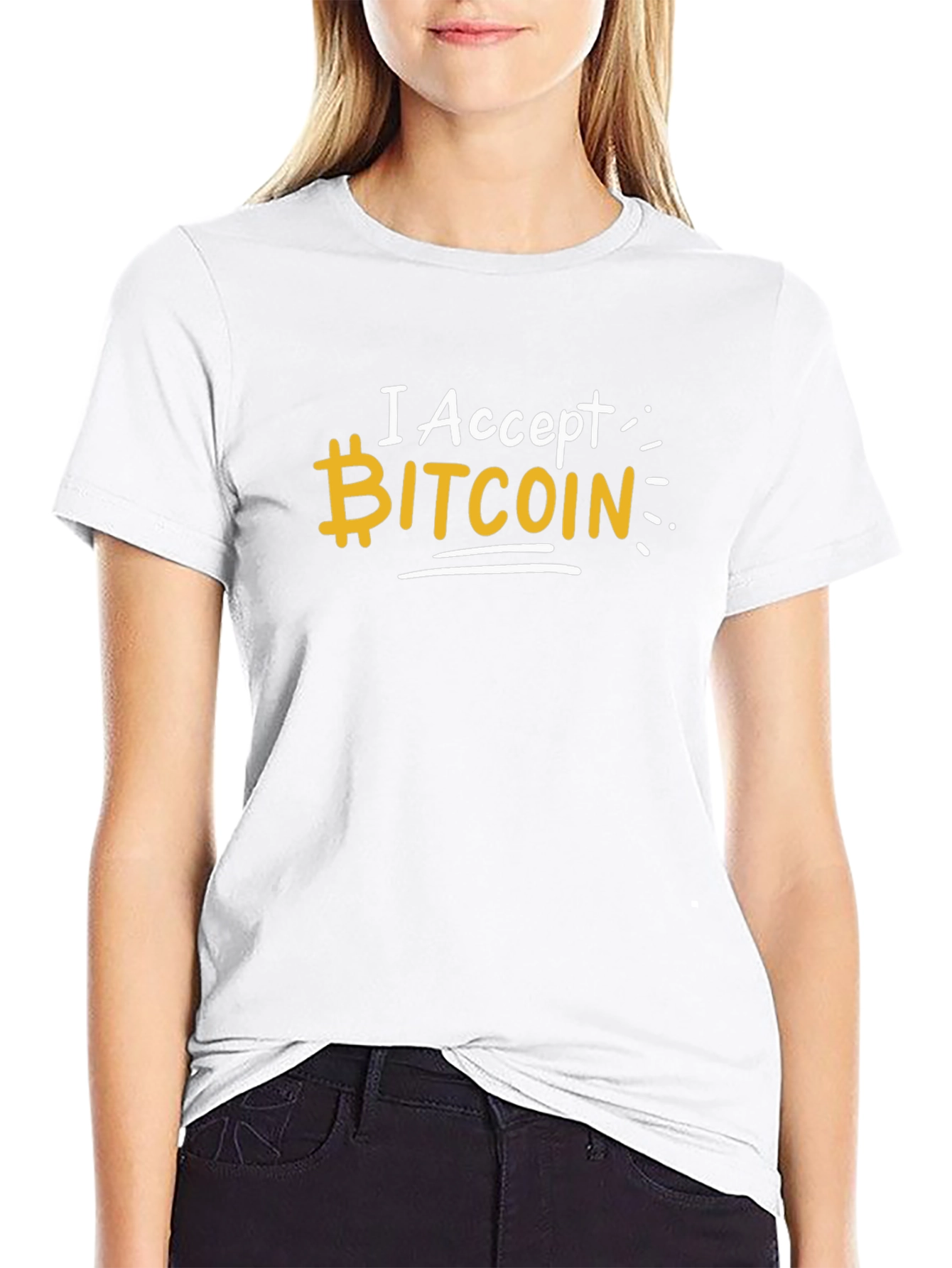 I Accept Bitcoin T-Shirt - Crypto Currency Tee
