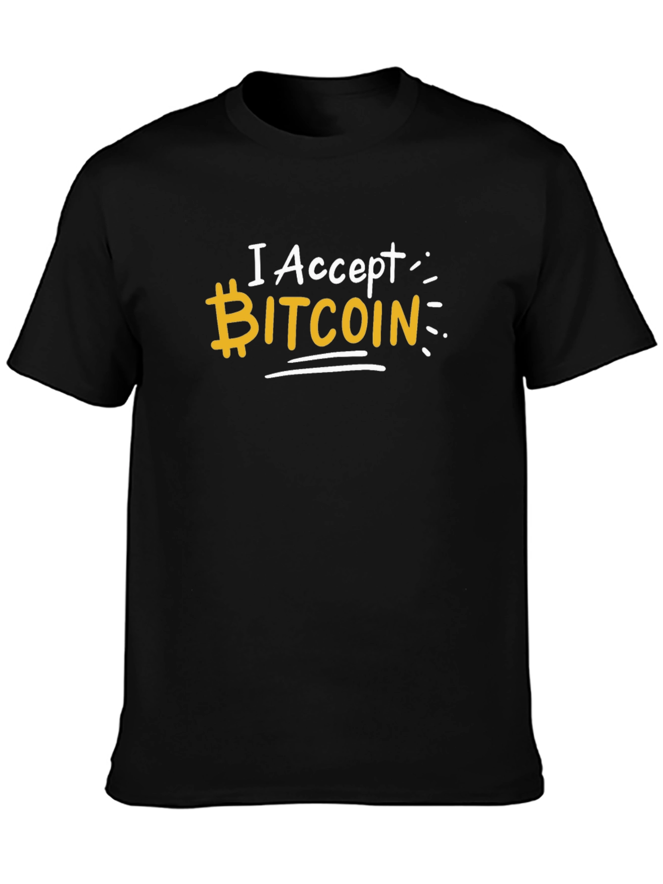 I Accept Bitcoin T-Shirt - Crypto Currency Tee