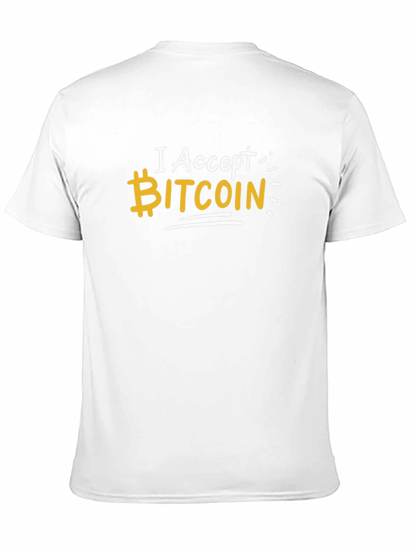 I Accept Bitcoin T-Shirt - Crypto Currency Tee
