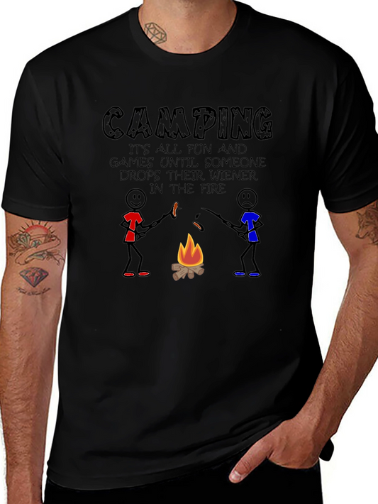 Camping Wiener Drop T-Shirt