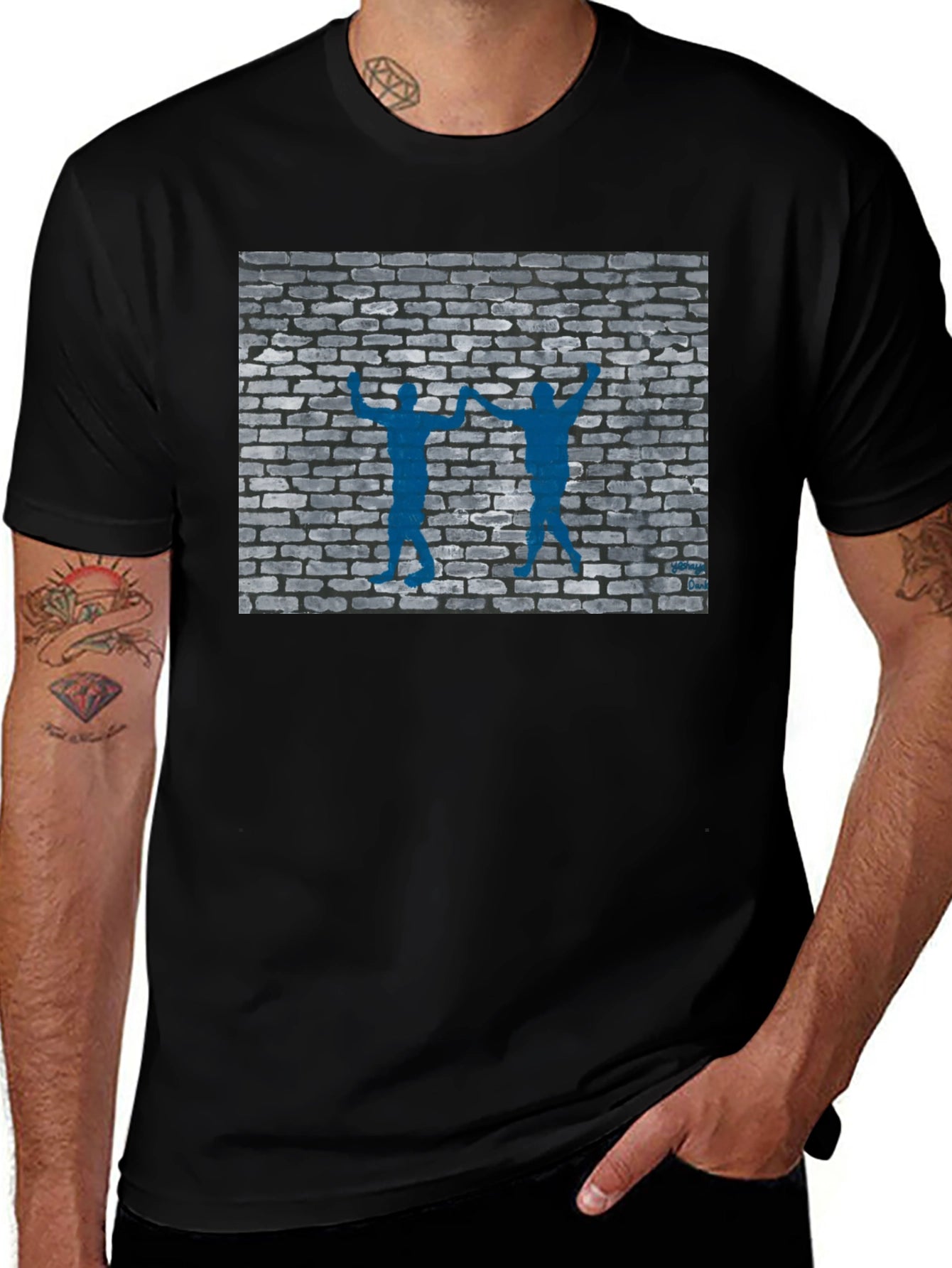 Brick Wall Huggers Graphic Tee