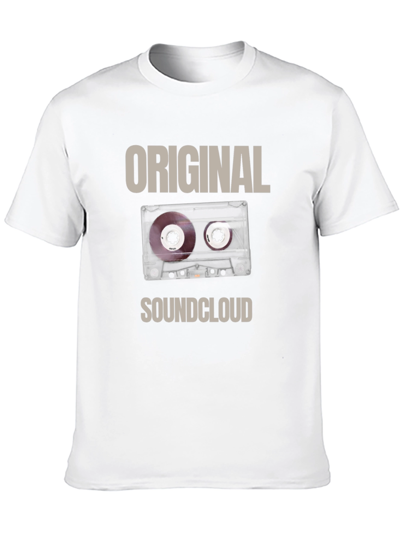 Original SoundCloud Cassette Tape Graphic T-Shirt