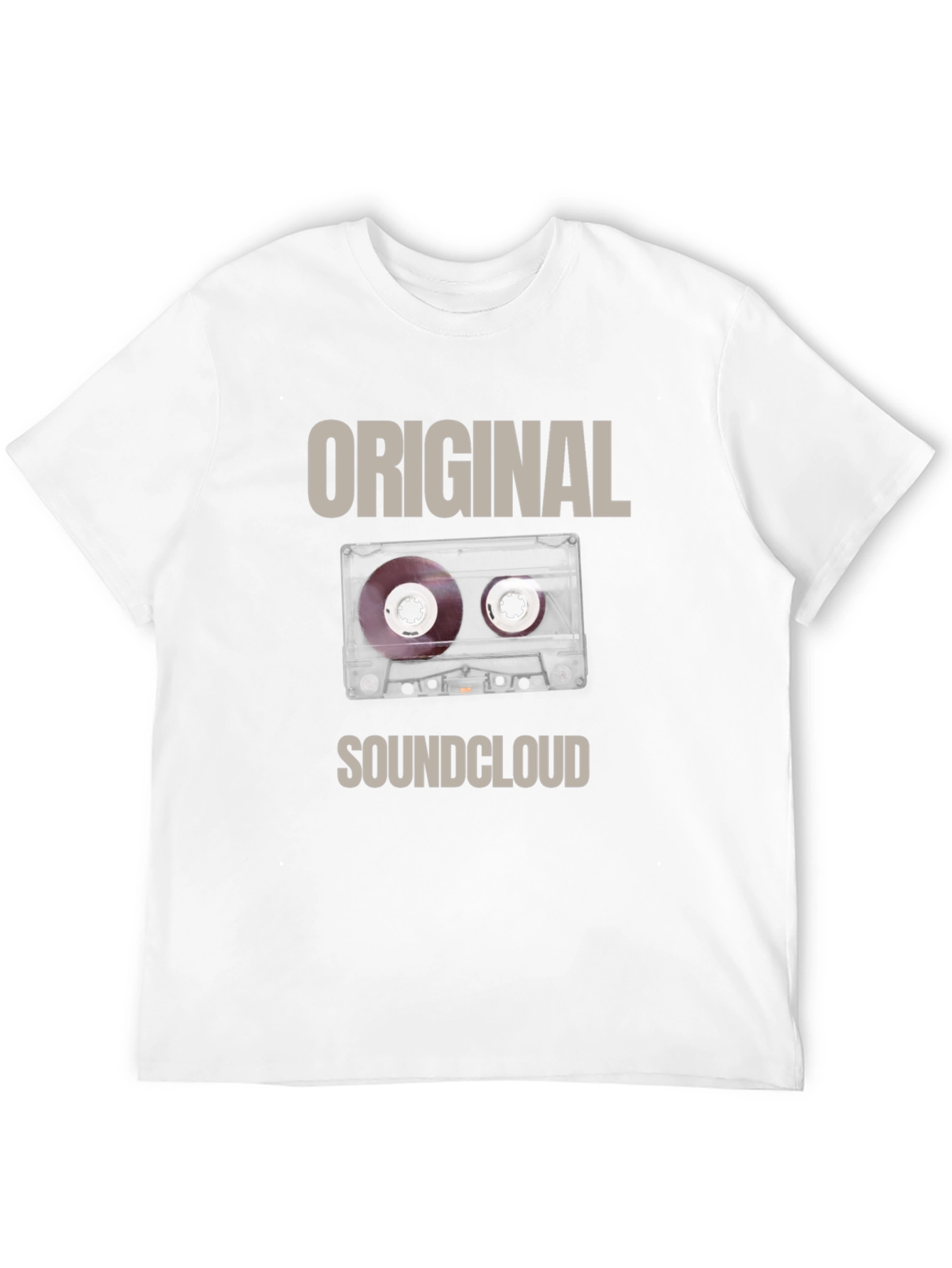 Original SoundCloud Cassette Tape Graphic T-Shirt