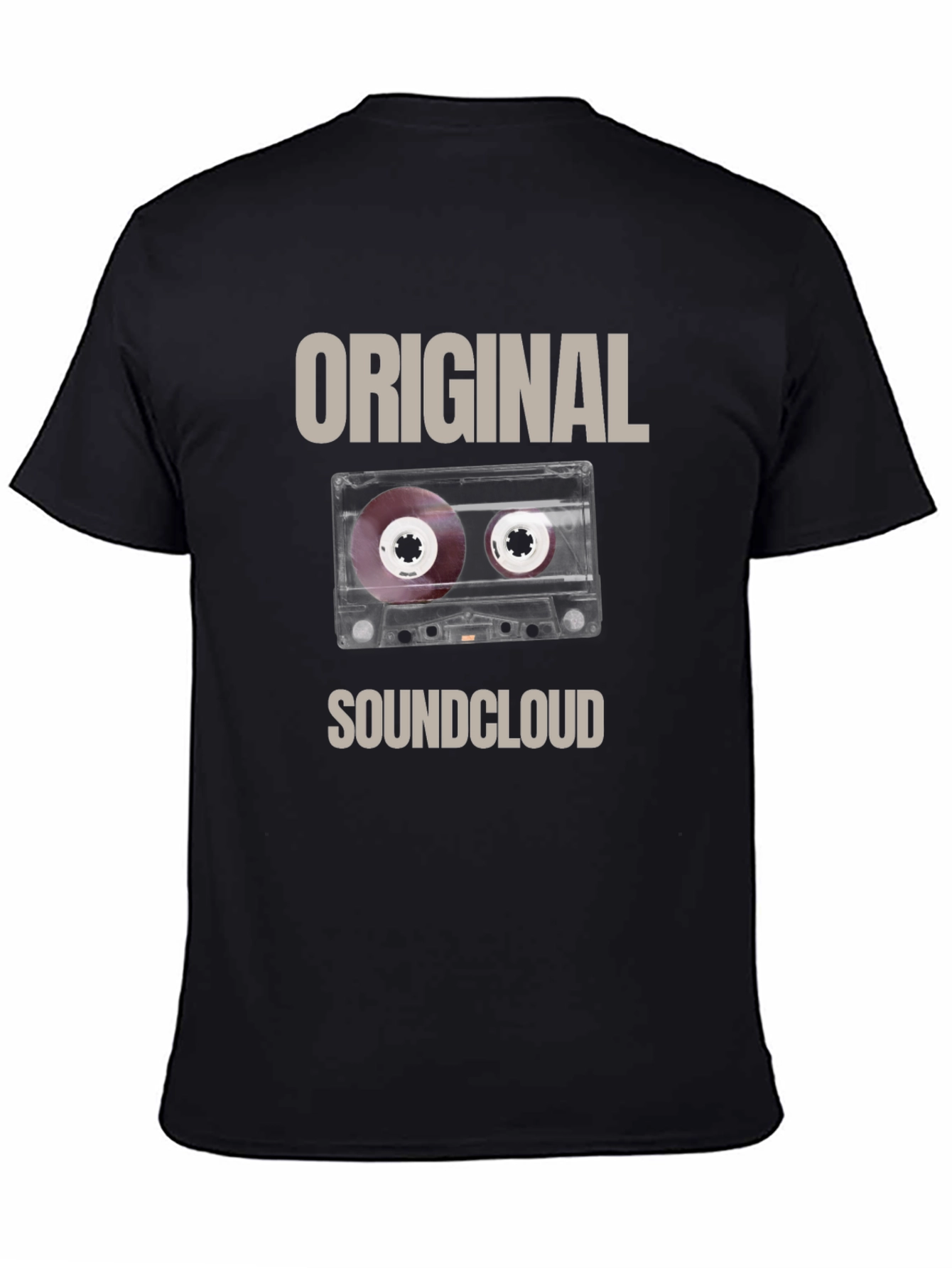 Original SoundCloud Cassette Tape Graphic T-Shirt