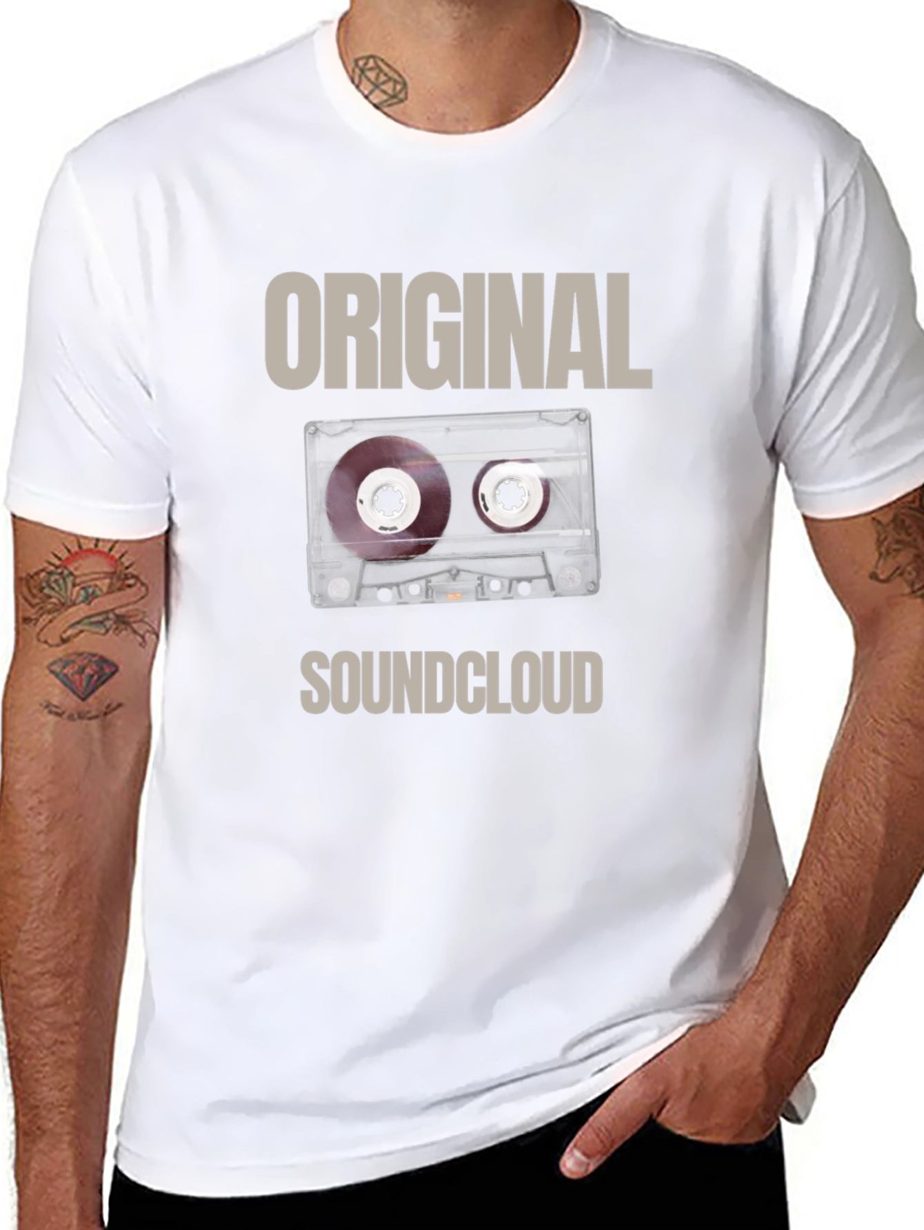Original SoundCloud Cassette Tape Graphic T-Shirt