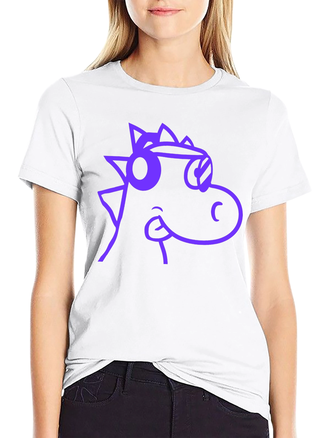 Cool Dino Graphic Tee - Casual Black T-Shirt