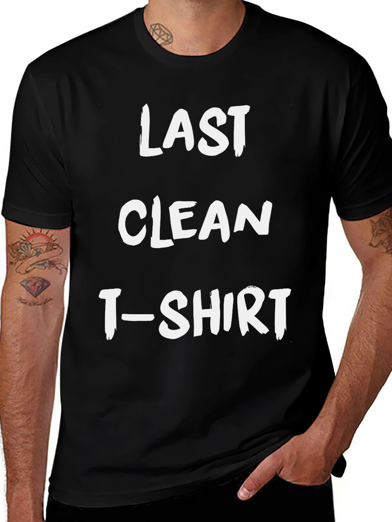 Last Clean T-Shirt - Funny Novelty Graphic Tee