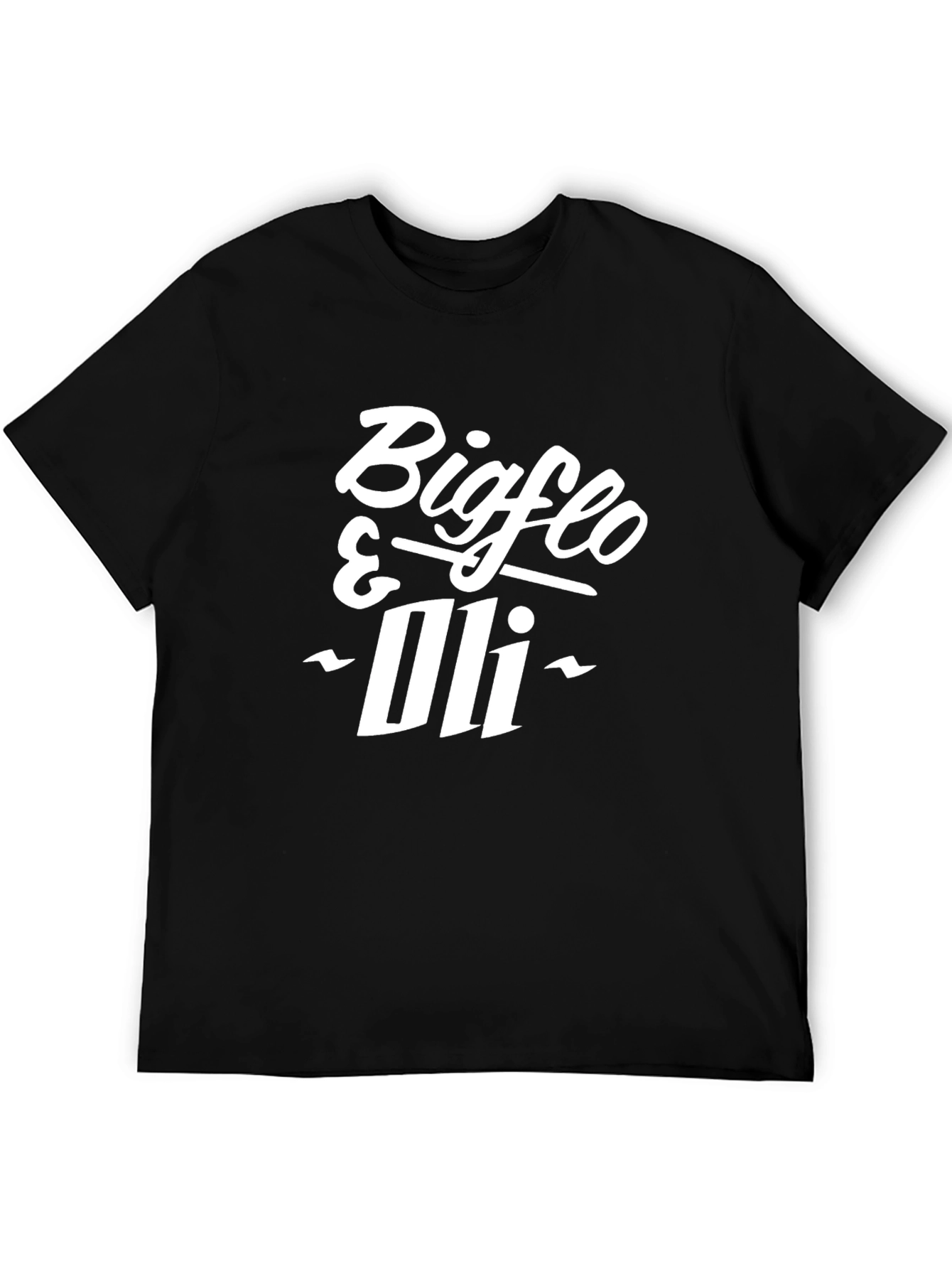 Bigflo & Oli Black Graphic T-Shirt