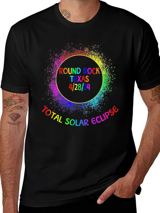 Total Solar Eclipse Round Rock Texas 4/28/24 T-Shirt