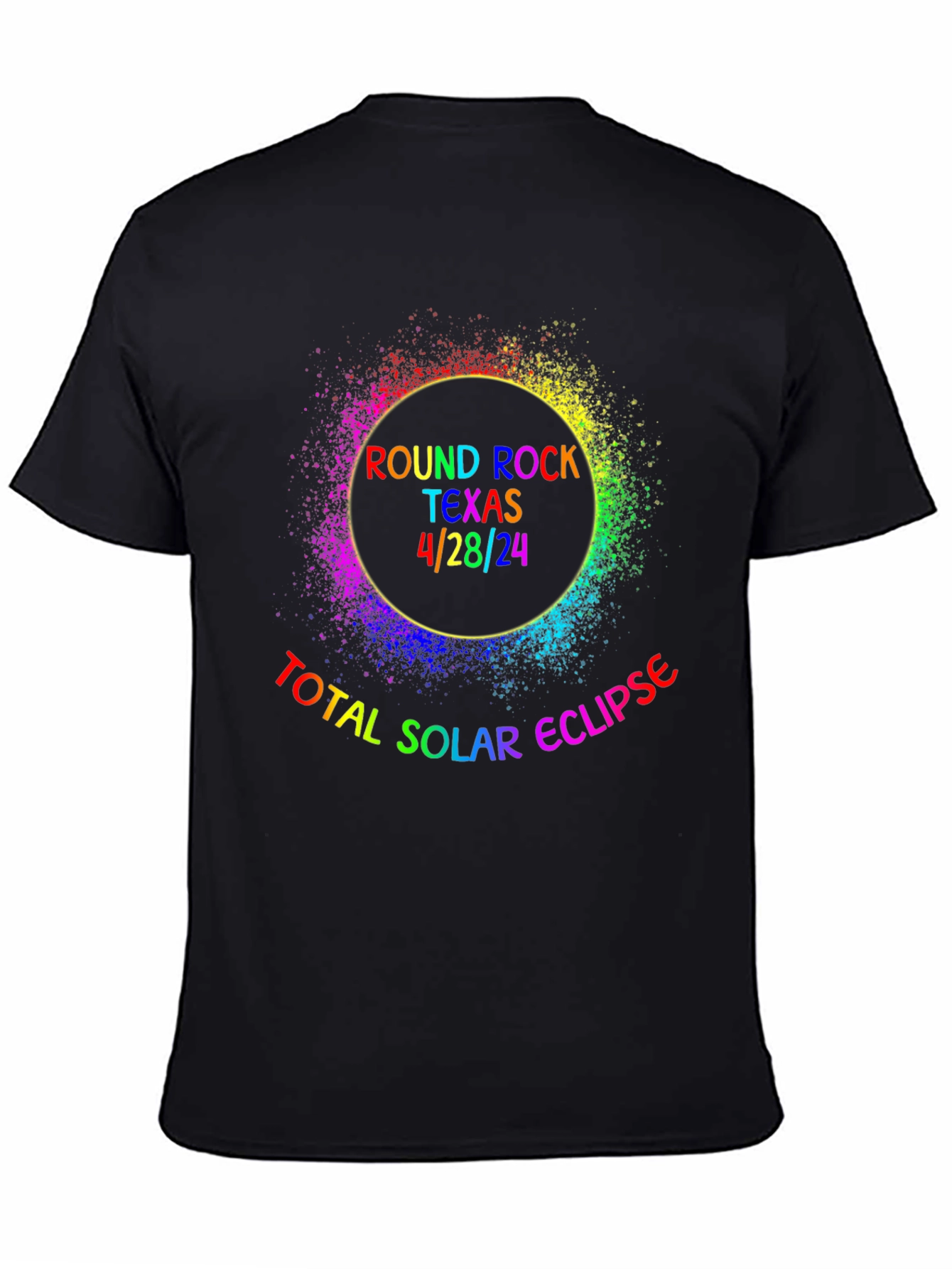 Total Solar Eclipse Round Rock Texas 4/28/24 T-Shirt