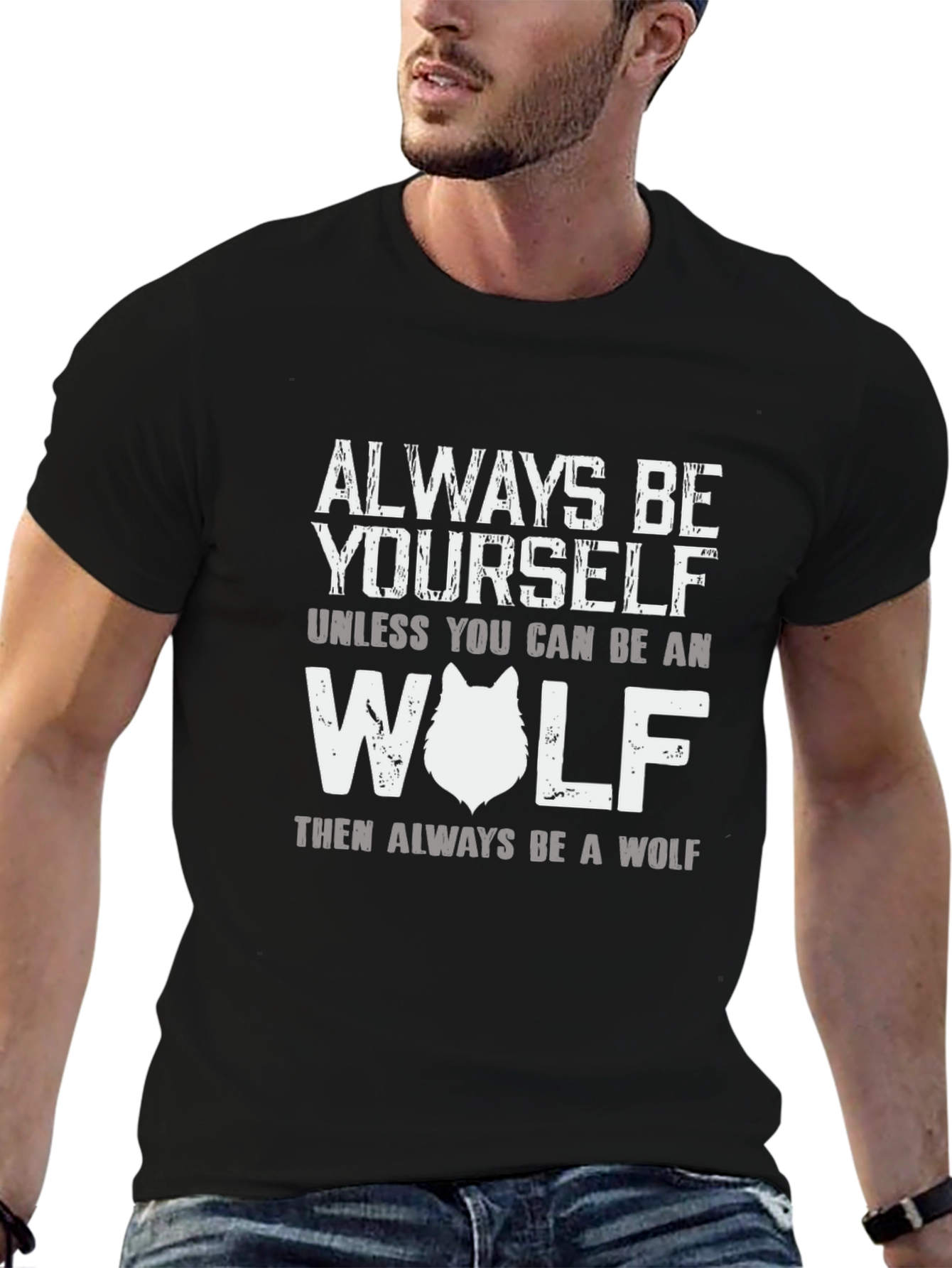 Always Be Yourself Wolf Graphic Tee
