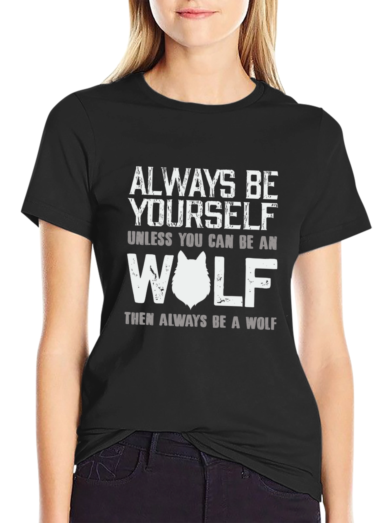 Always Be Yourself Wolf Graphic Tee