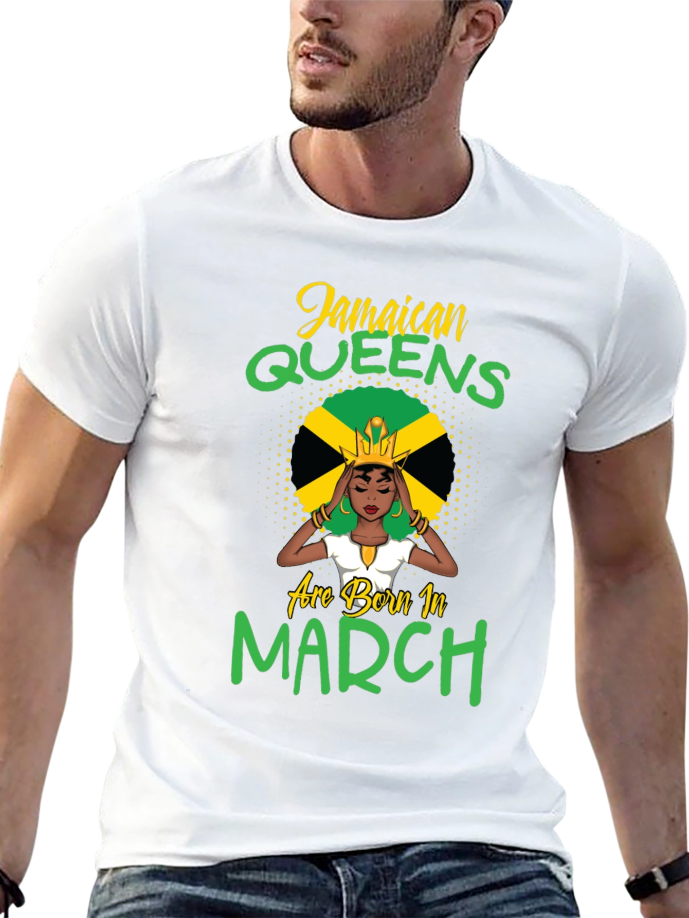 Jamaican Queens March Birthday T-Shirt