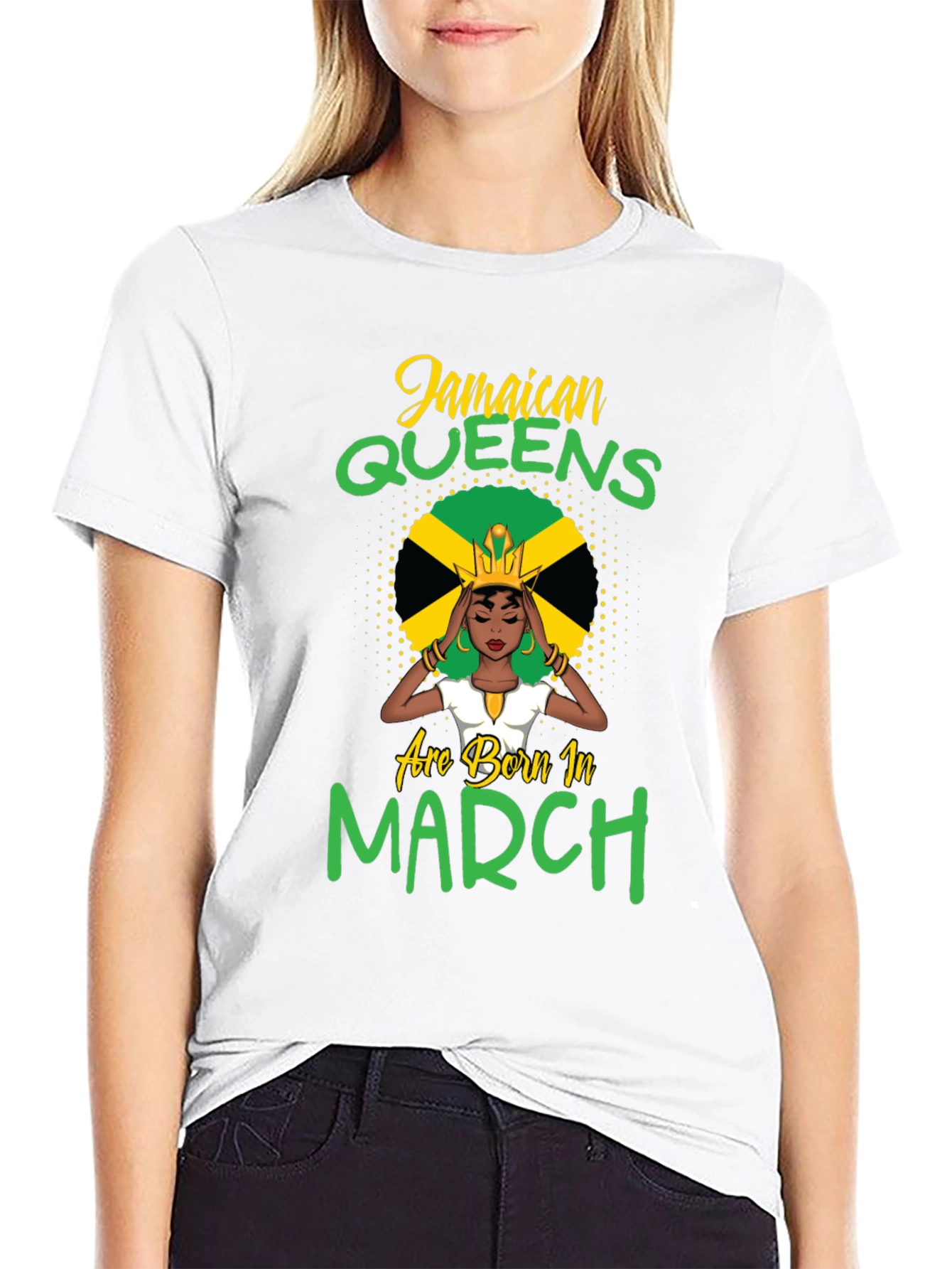 Jamaican Queens March Birthday T-Shirt
