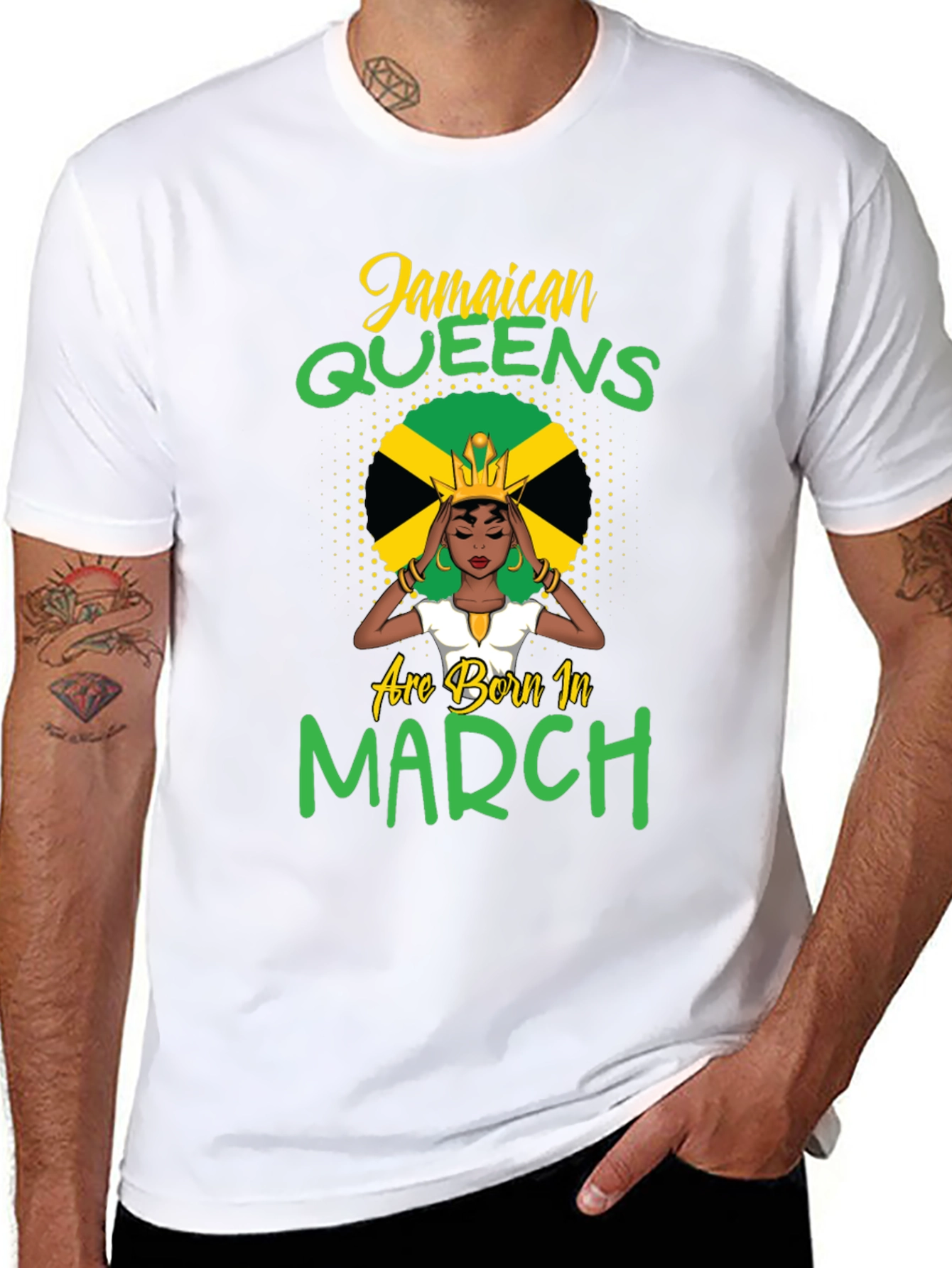 Jamaican Queens March Birthday T-Shirt