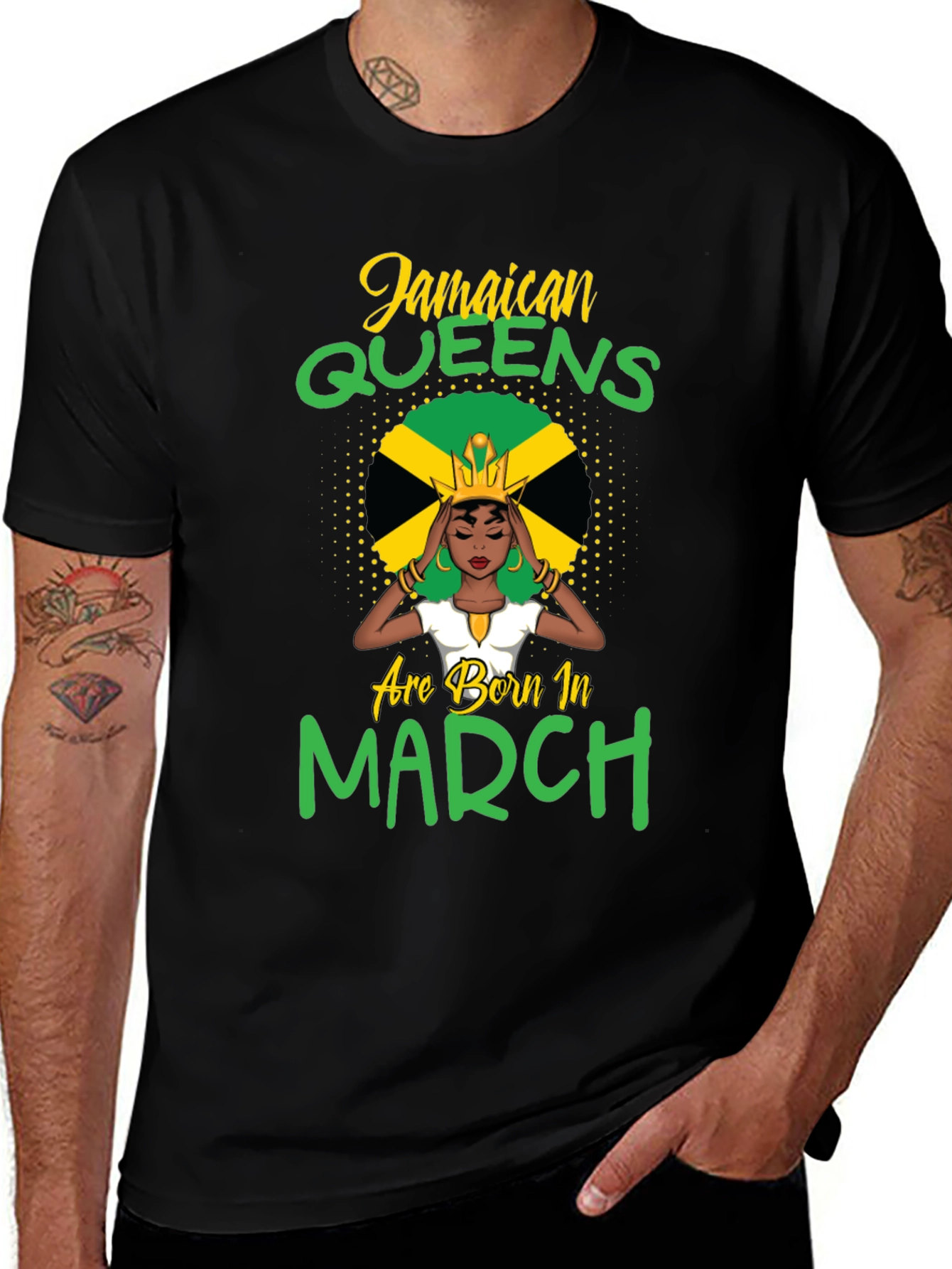 Jamaican Queens March Birthday T-Shirt