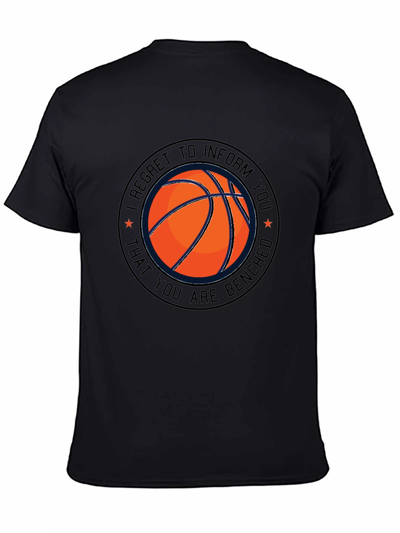 Basketball Benched T-Shirt - Funny Sports Tee