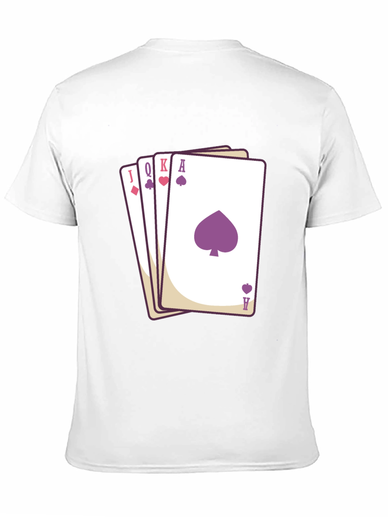 Poker Hand T-Shirt - Spade Heart Diamond