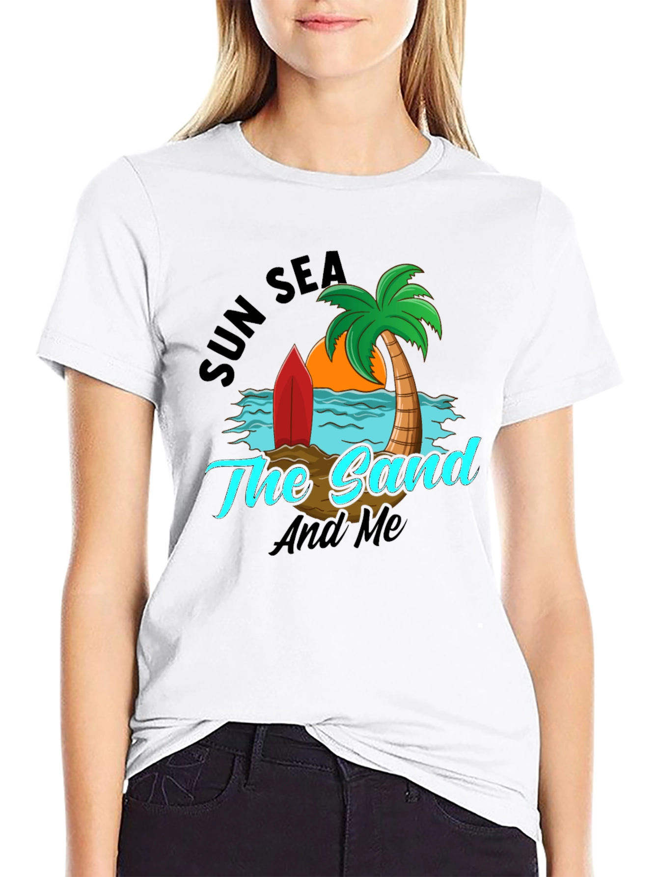 Sun Sea Sand T-Shirt: Beach Graphic Tee
