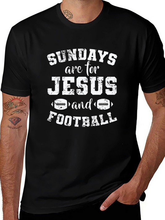 Sundays Are For Jesus and Football T-Shirt