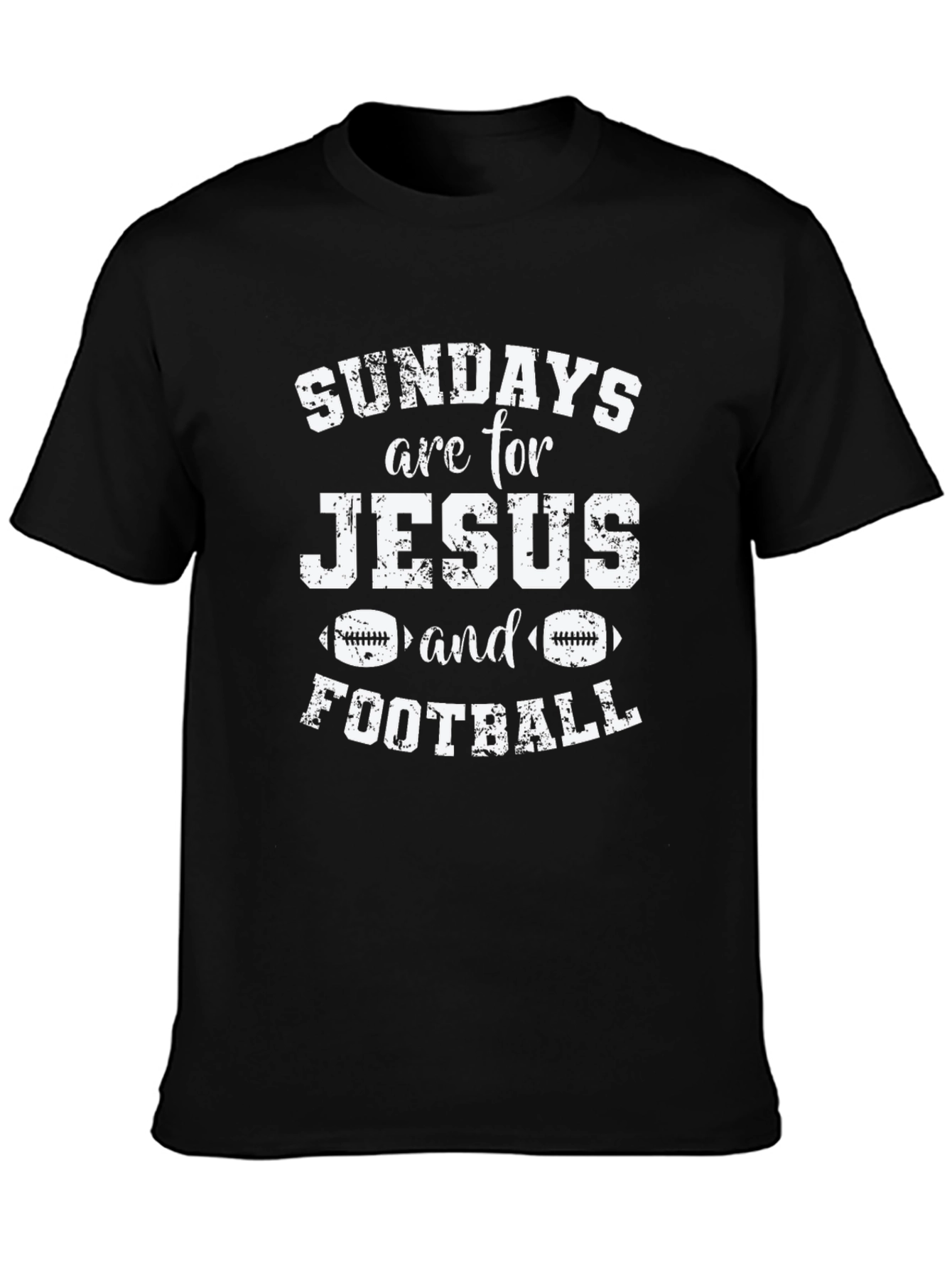 Sundays Are For Jesus and Football T-Shirt