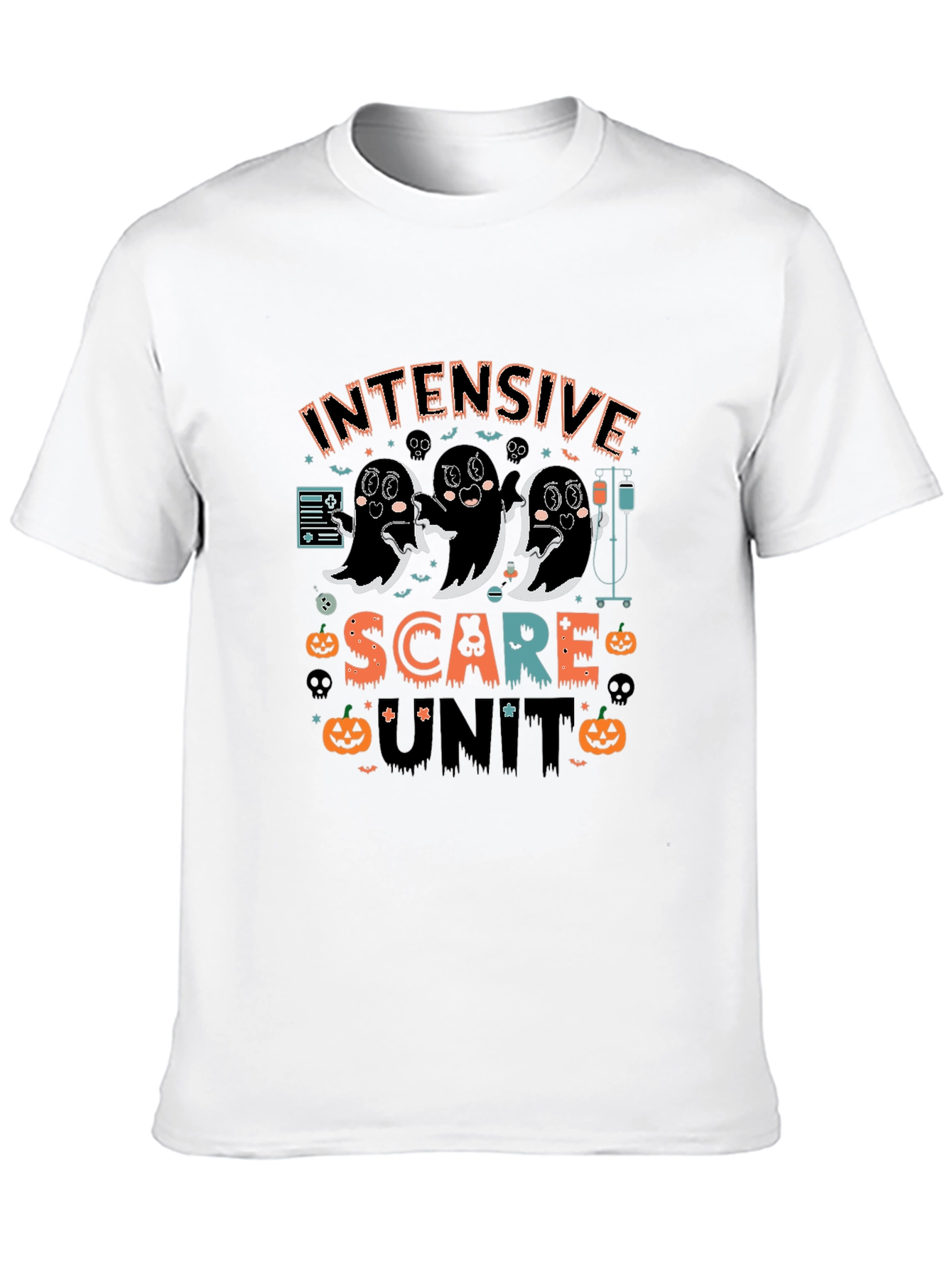 Intensive Scare Unit Halloween Graphic Tee