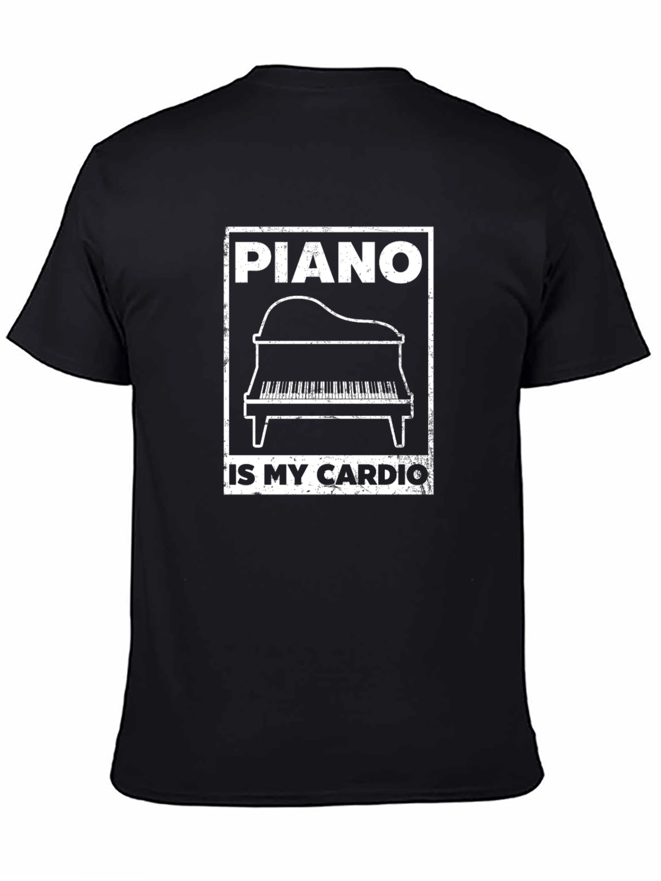 Piano is My Cardio T-Shirt - Music Lover Tee