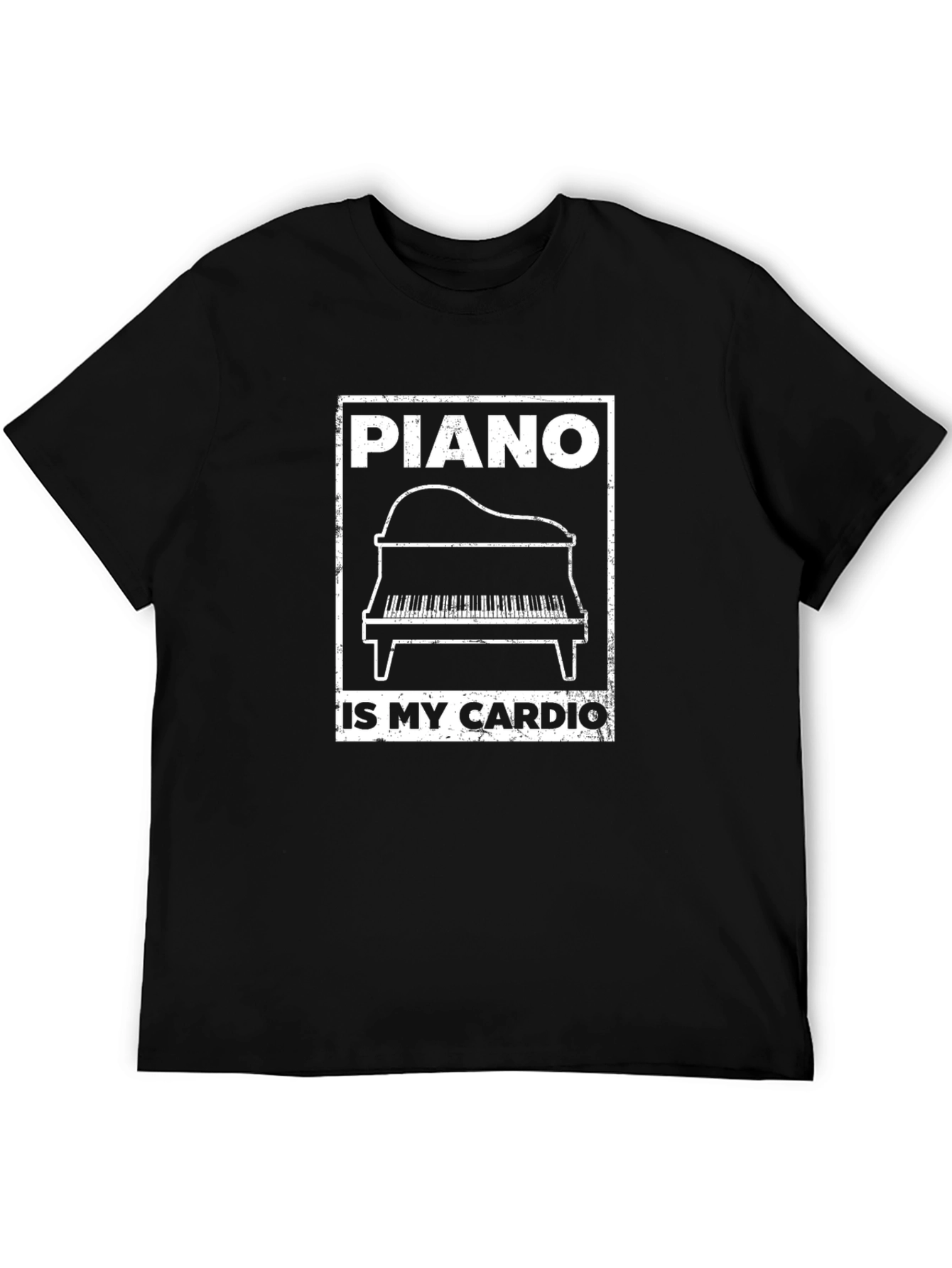 Piano is My Cardio T-Shirt - Music Lover Tee