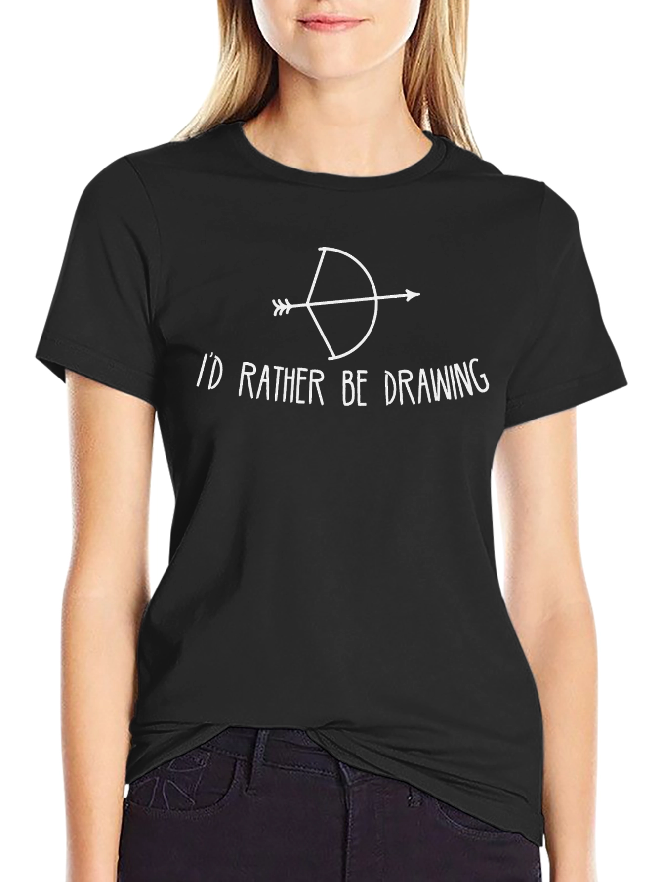 Id Rather Be Drawing T-Shirt