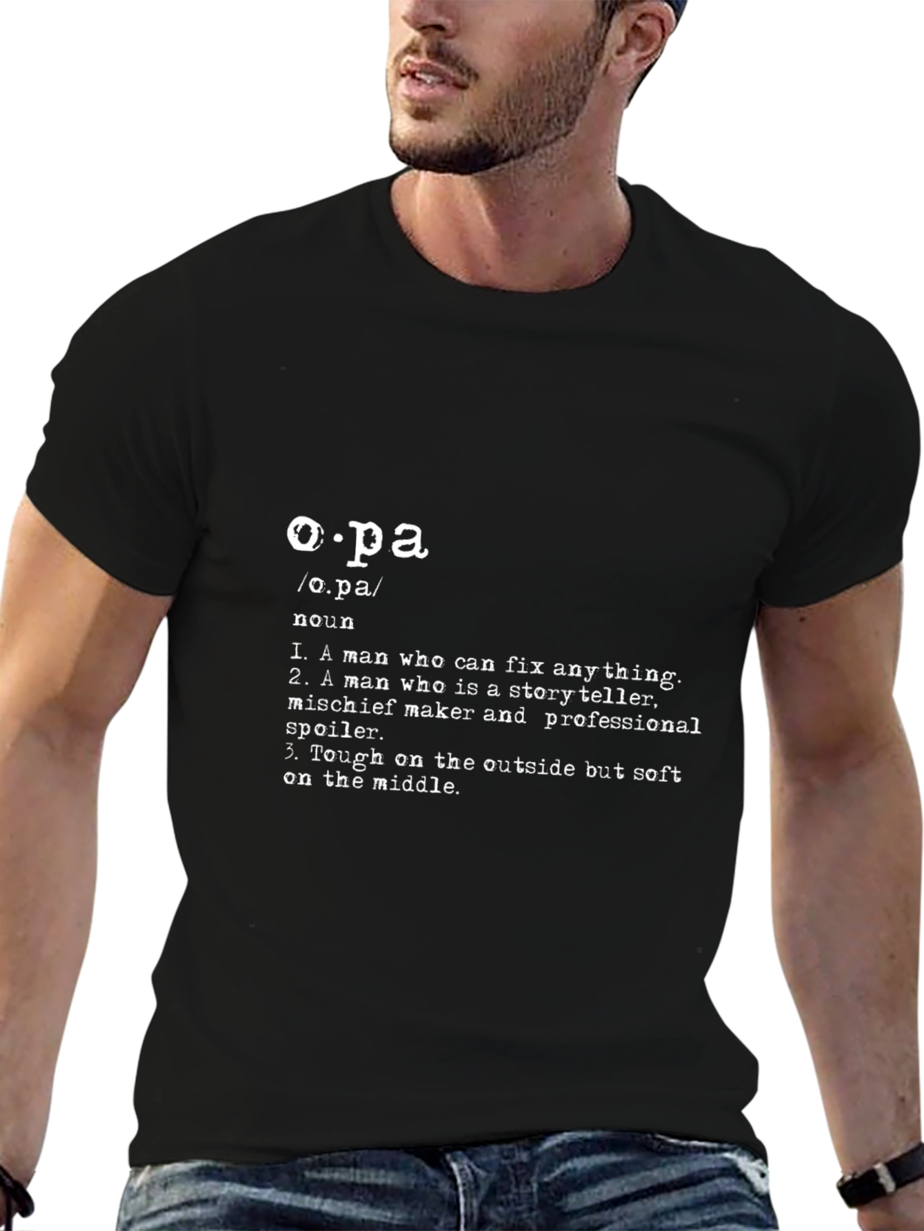 Opa Definition T-Shirt - Gift for Grandpa