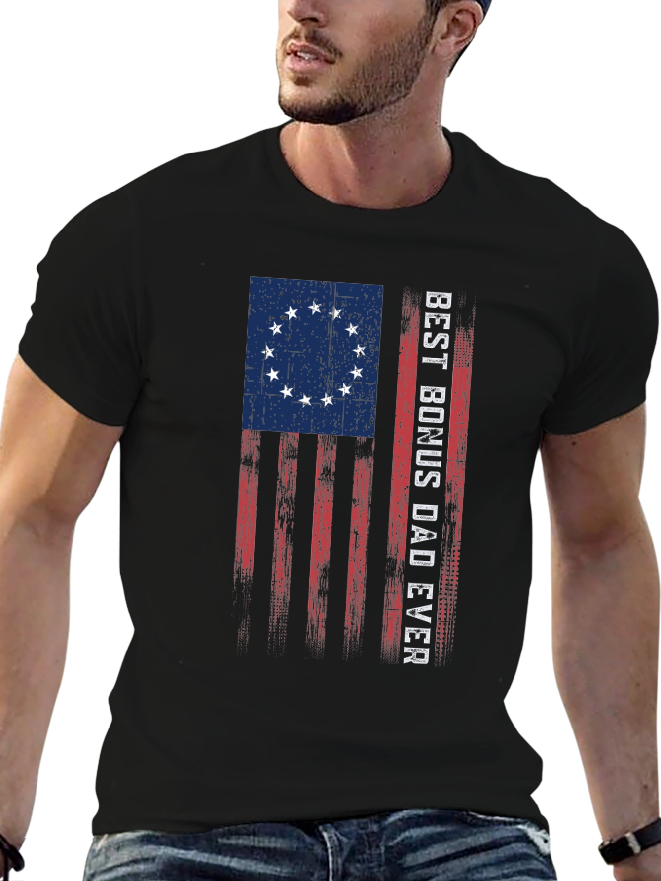 Best Bonus Dad Ever Graphic Tee
