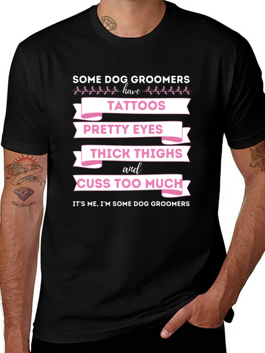 Dog Groomer Tattooed T-Shirt