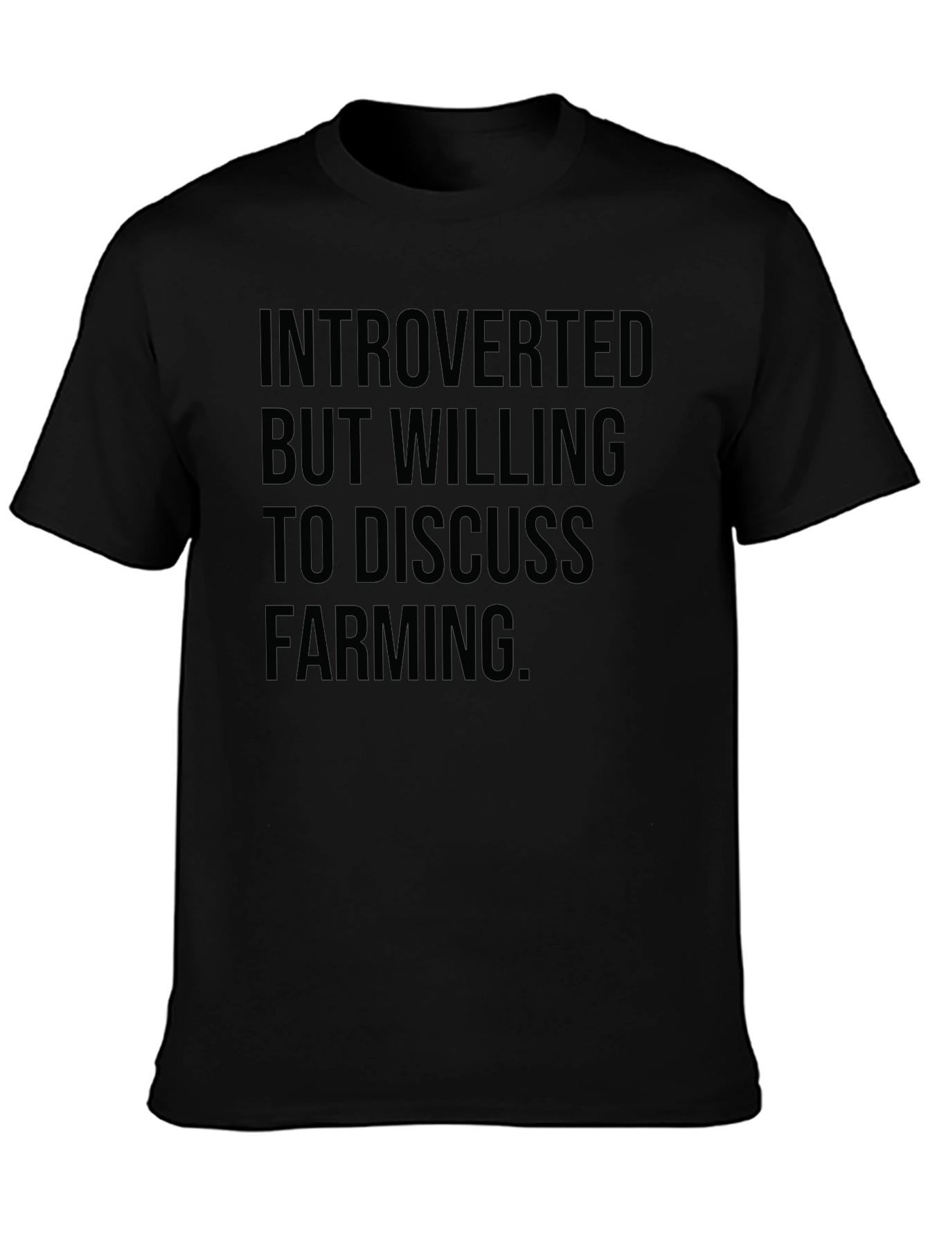 Introverted Farming T-Shirt - Soft Cotton Tee