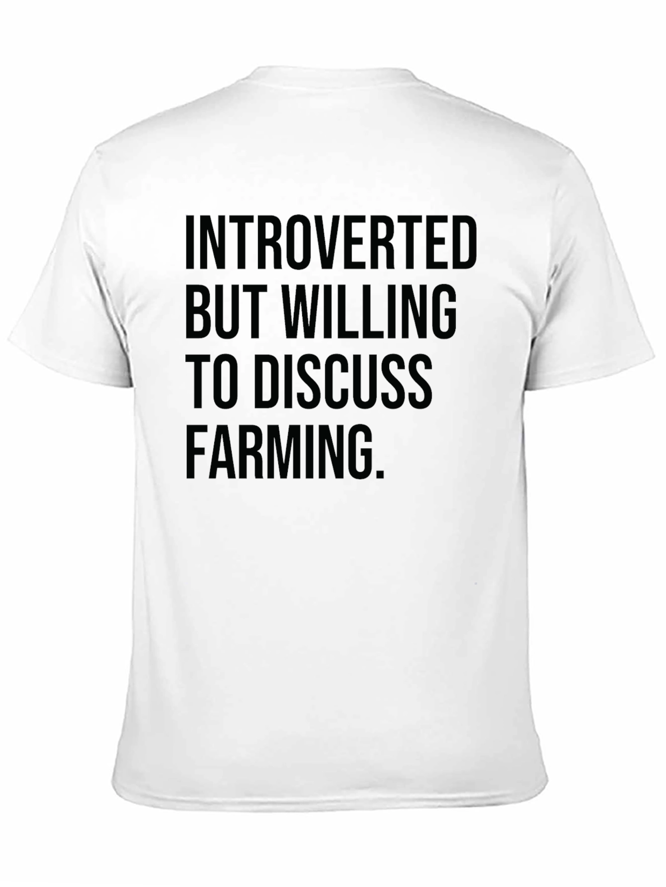 Introverted Farming T-Shirt - Soft Cotton Tee