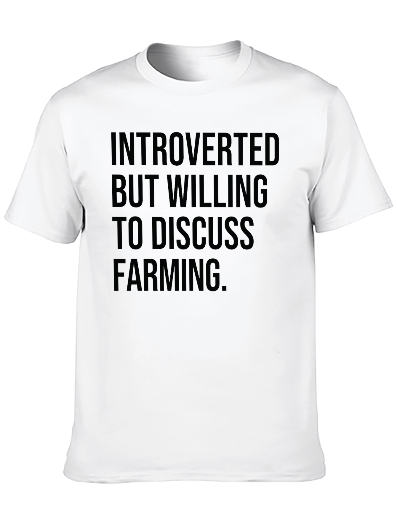 Introverted Farming T-Shirt - Soft Cotton Tee