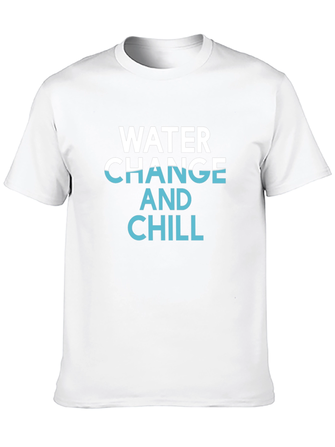Water Change and Chill Black T-Shirt