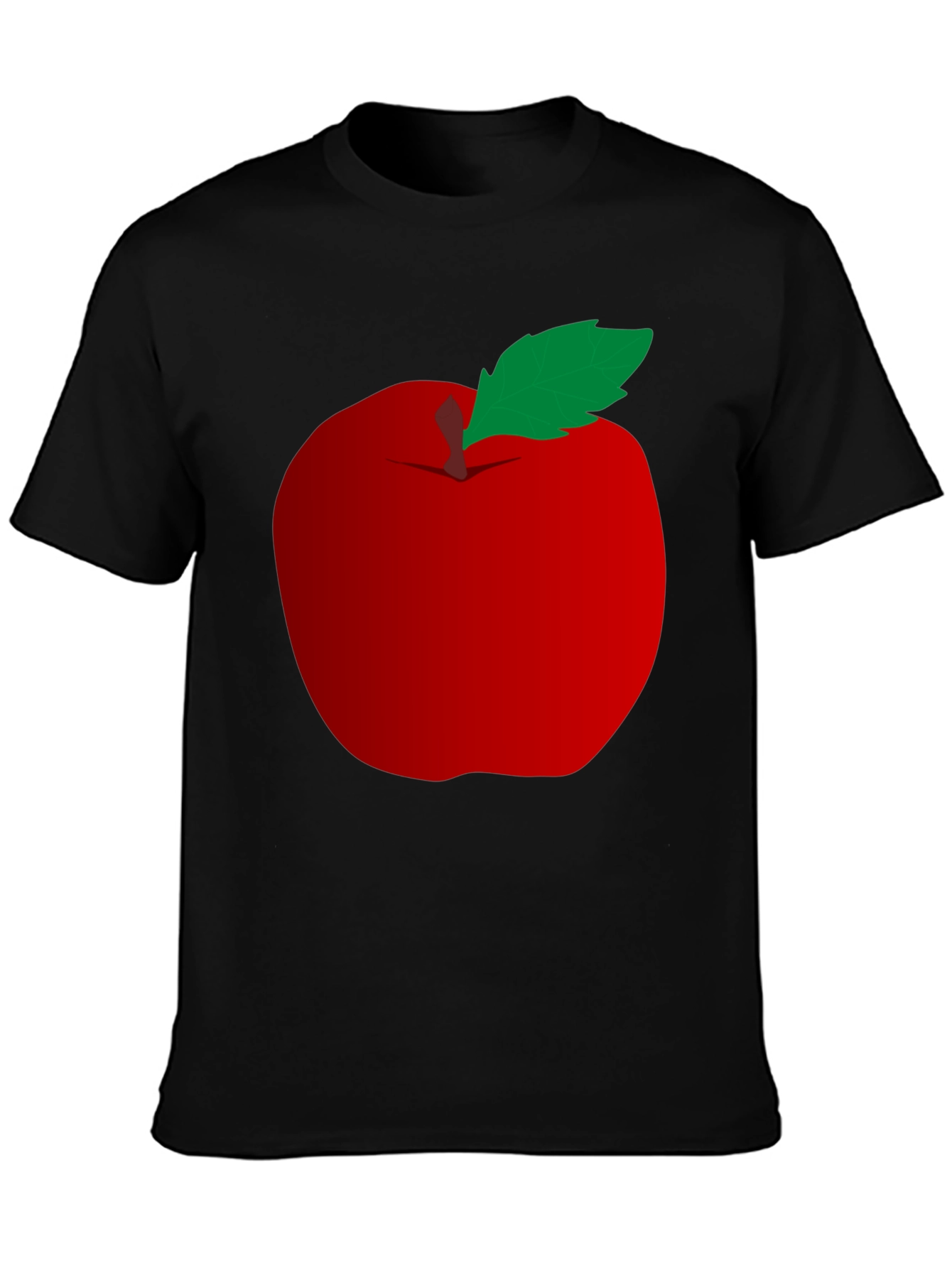 Apple Graphic T-Shirt - Classic Fruit Design
