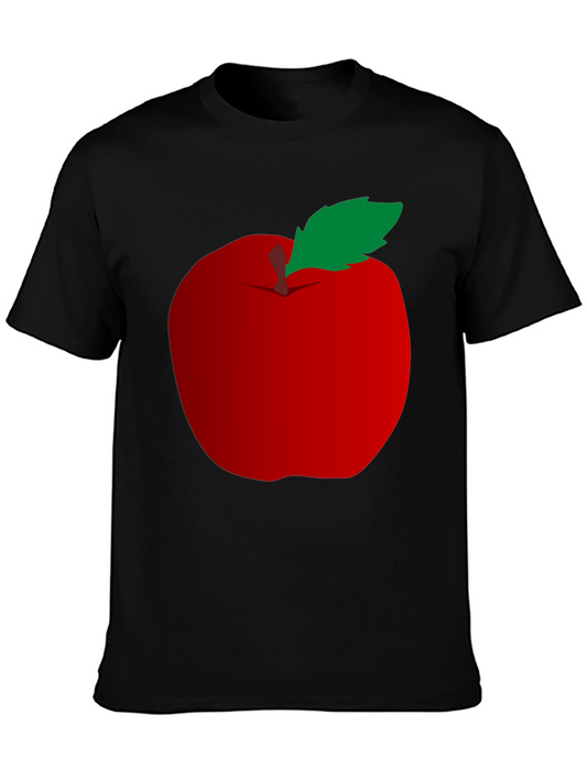 Apple Graphic T-Shirt - Classic Fruit Design