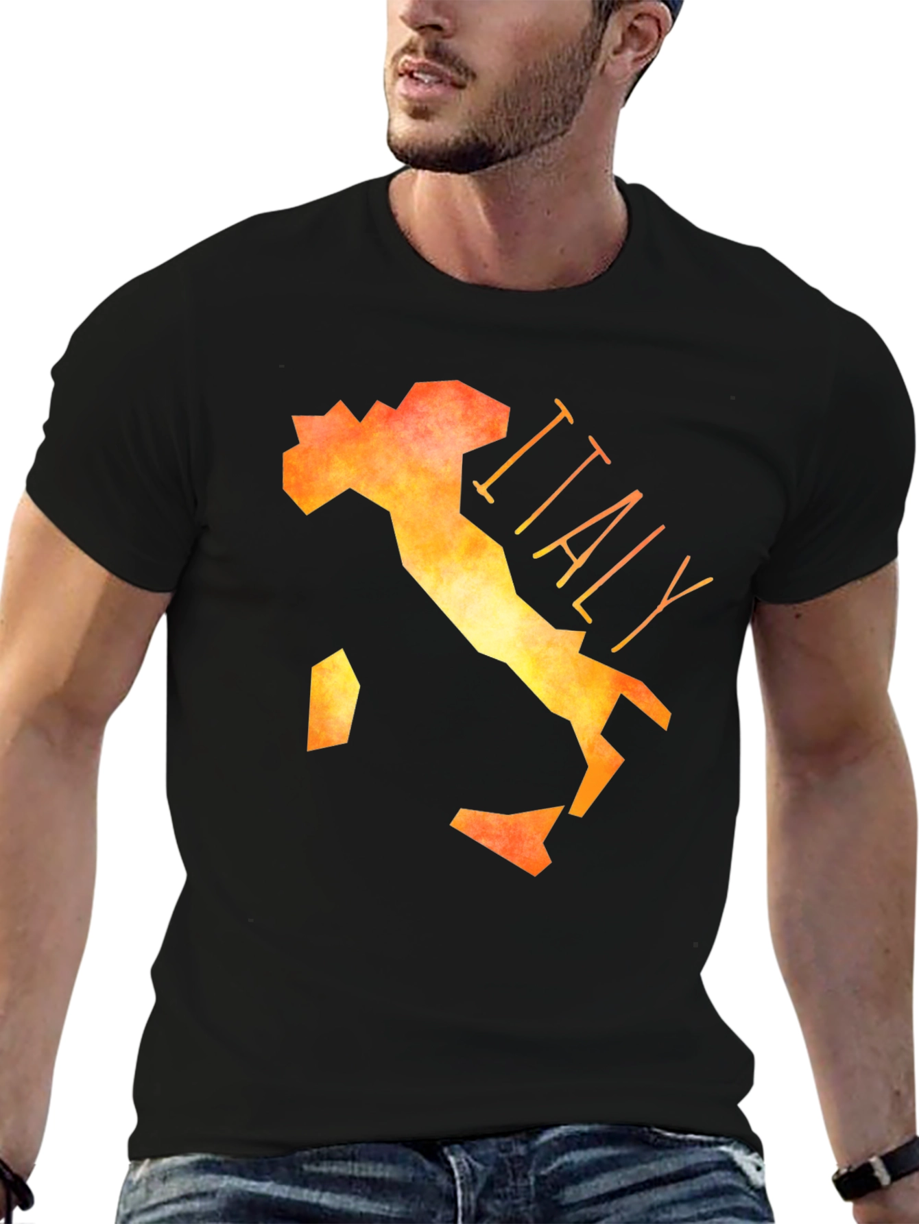 Italy Map Graphic T-Shirt - Soft Cotton Tee