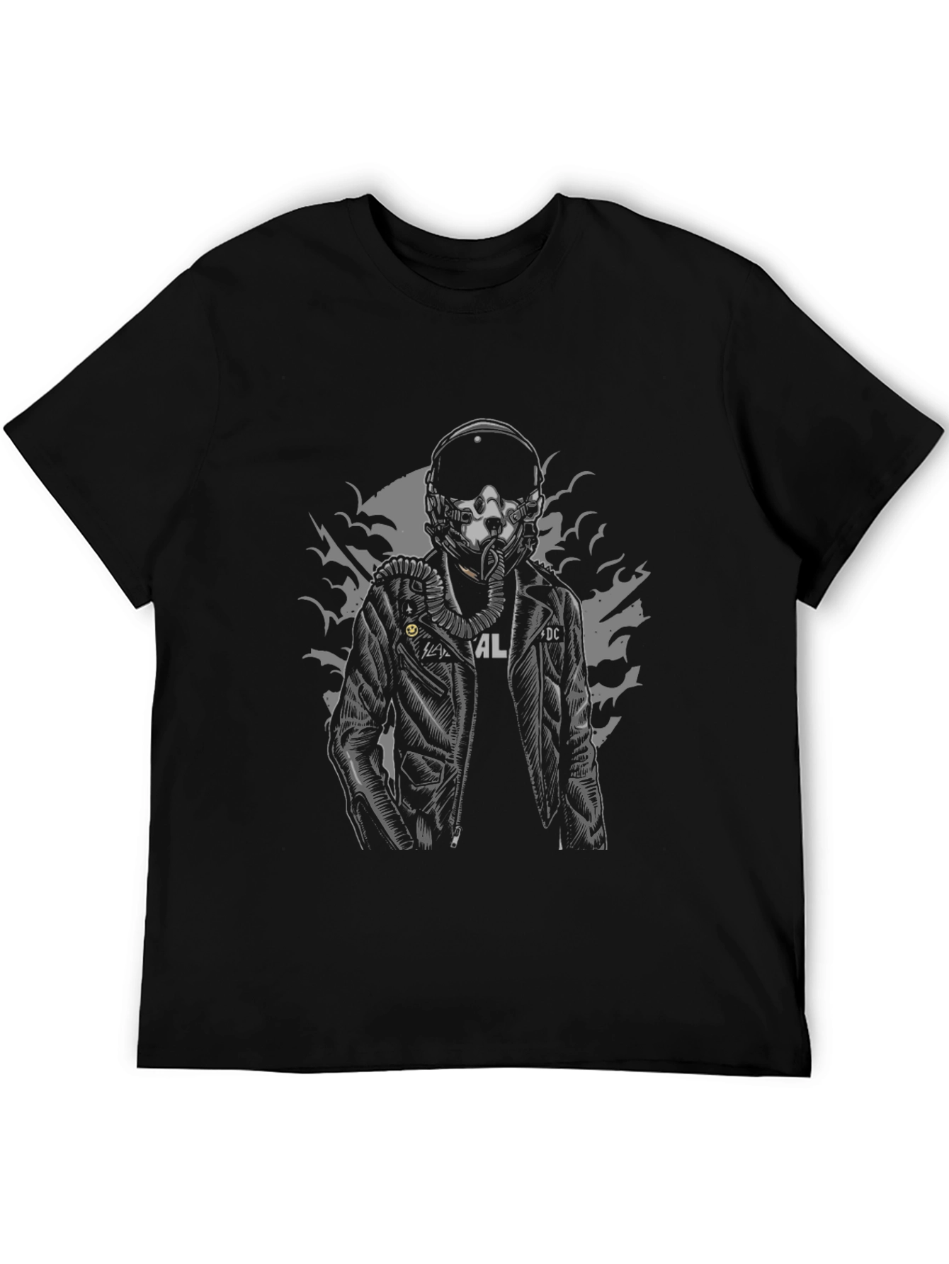 Pilot Graphic Black T-Shirt