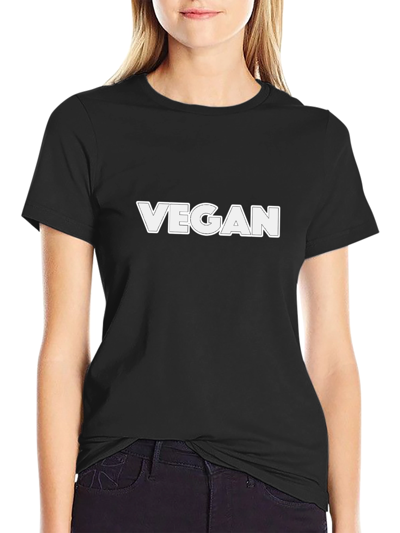 Vegan Statement Tee - Stylish & Comfortable