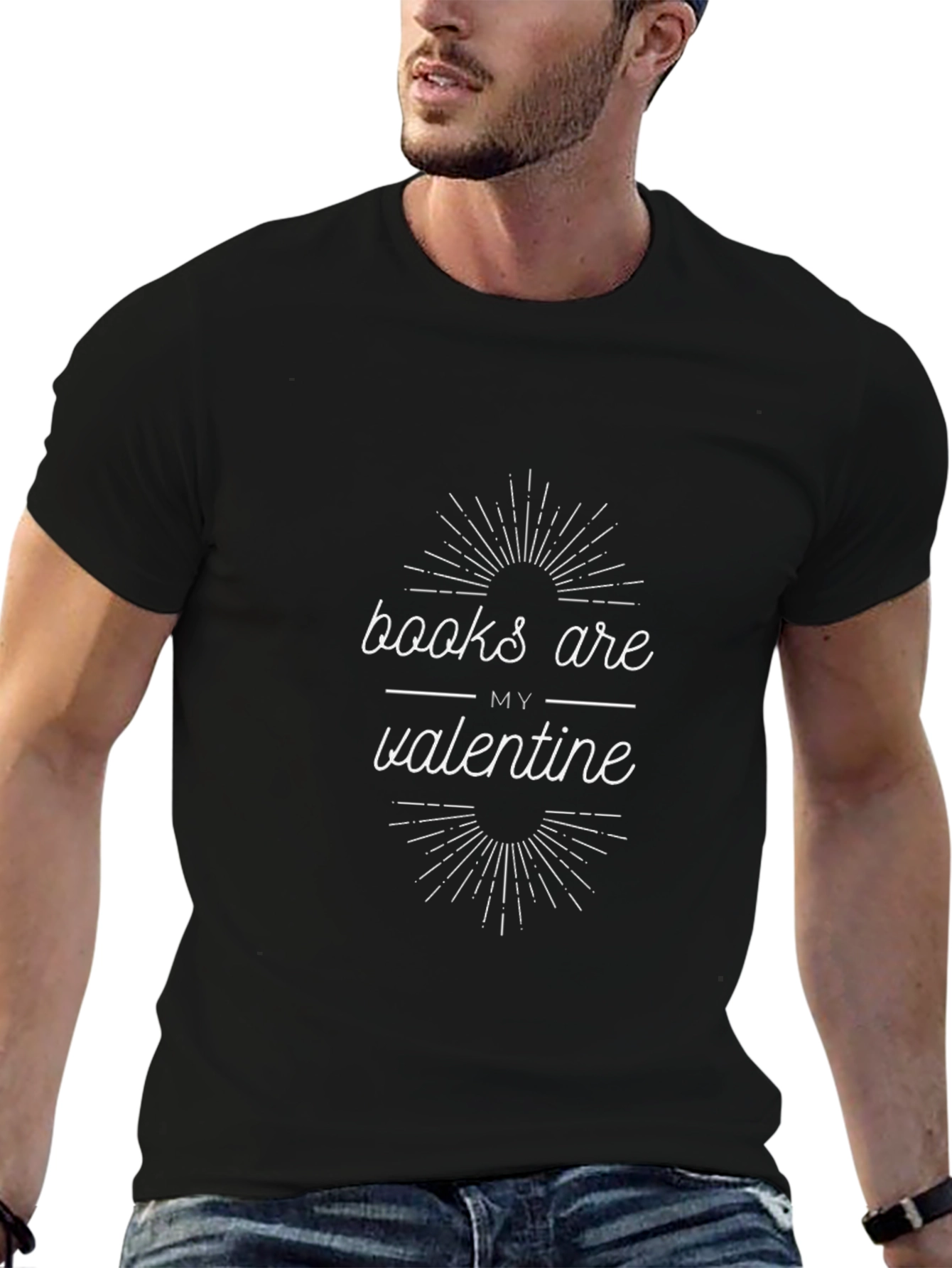 Books Are My Valentine Graphic Tee