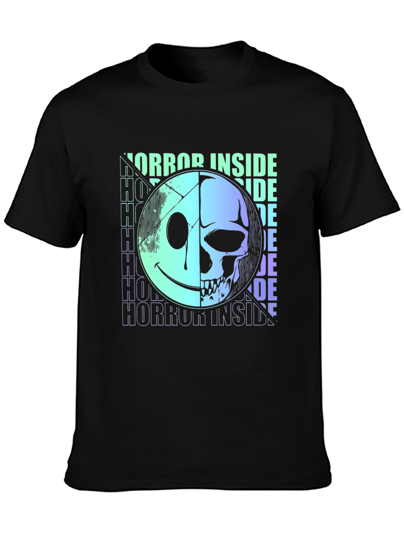 Horror Inside Graphic T-Shirt - Black