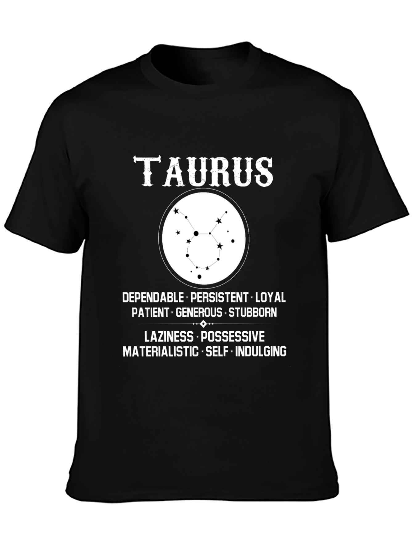 Taurus Zodiac Sign Graphic T-Shirt