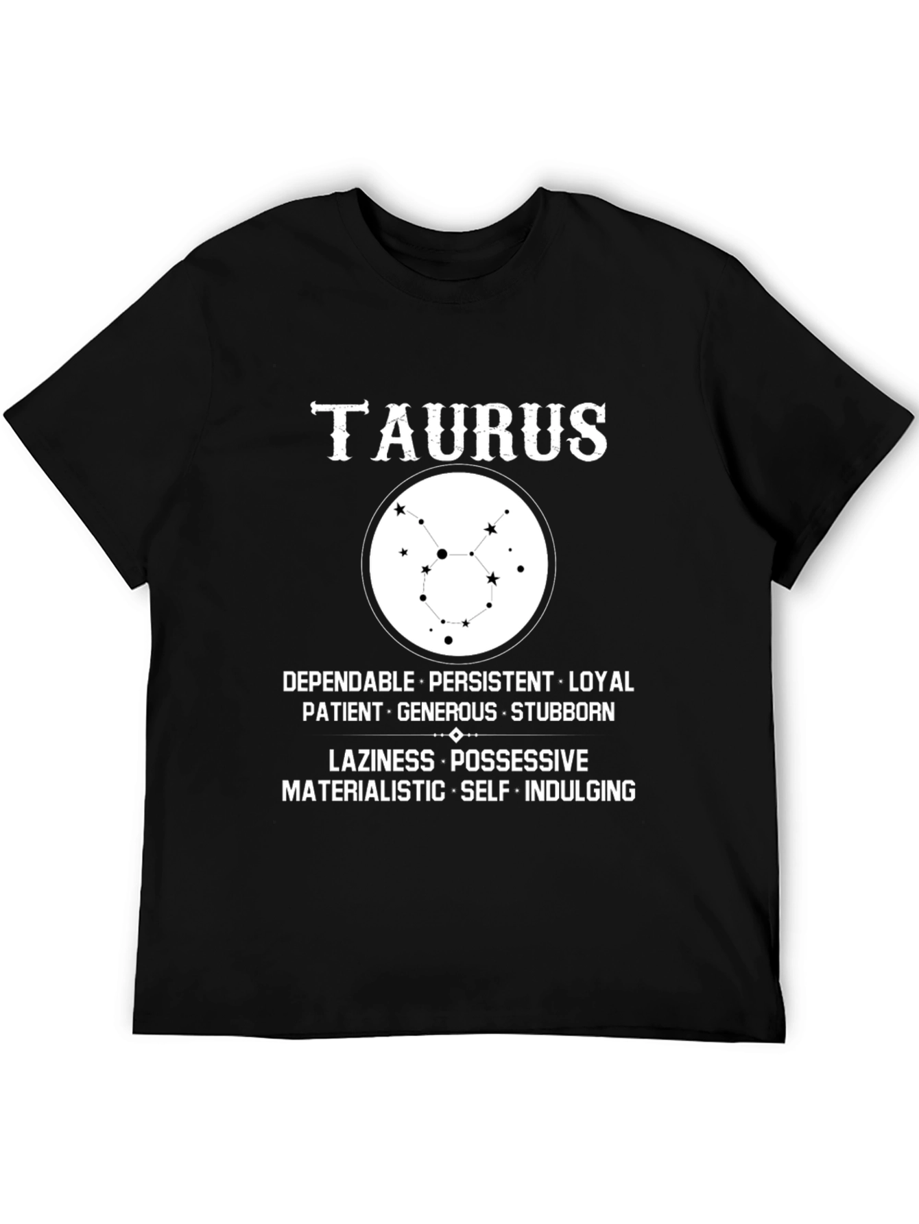 Taurus Zodiac Sign Graphic T-Shirt