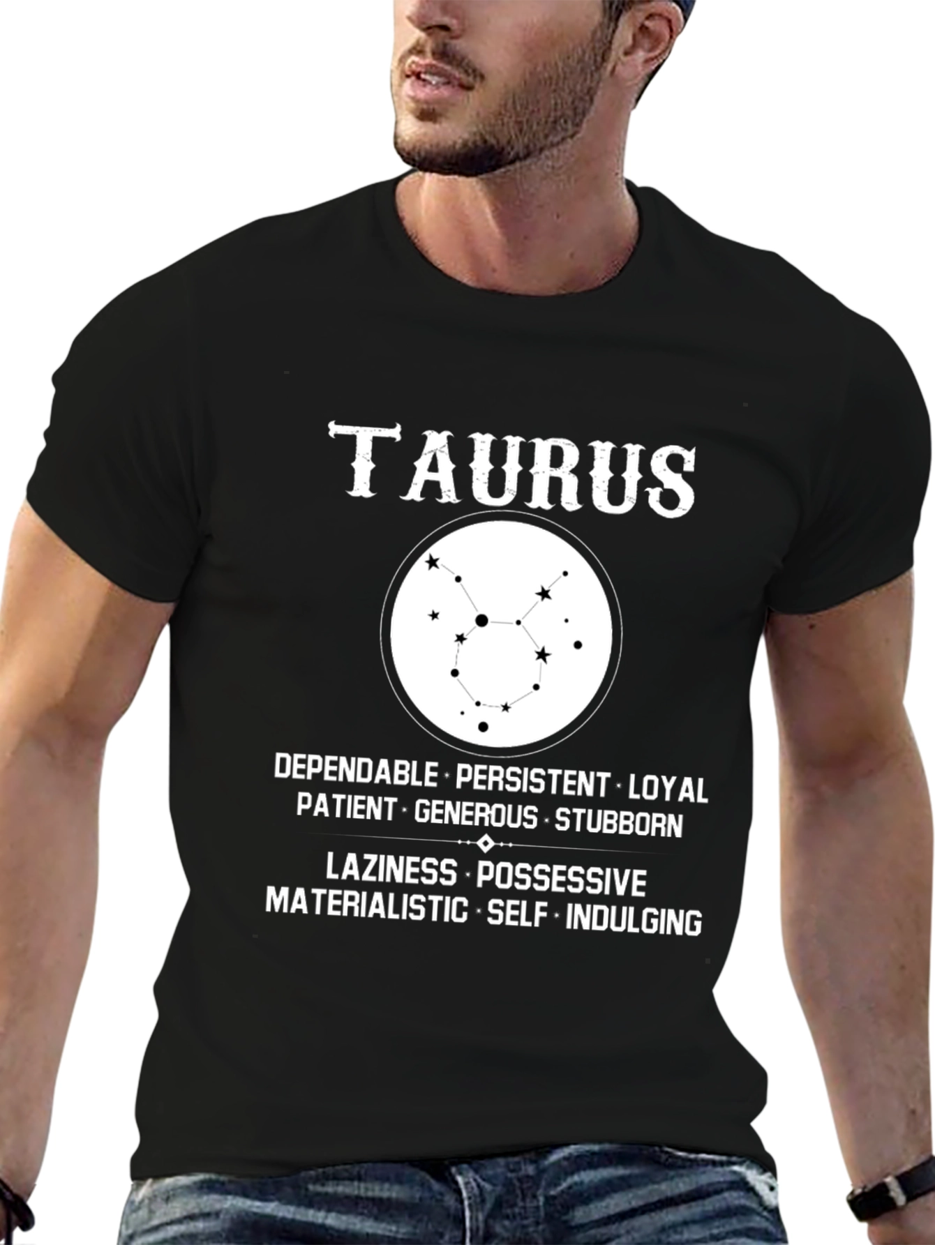 Taurus Zodiac Sign Graphic T-Shirt